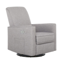 Thumbnail for KIDIWAY Sagittarius Power Recliner Easy Glider with Footrest - Granite