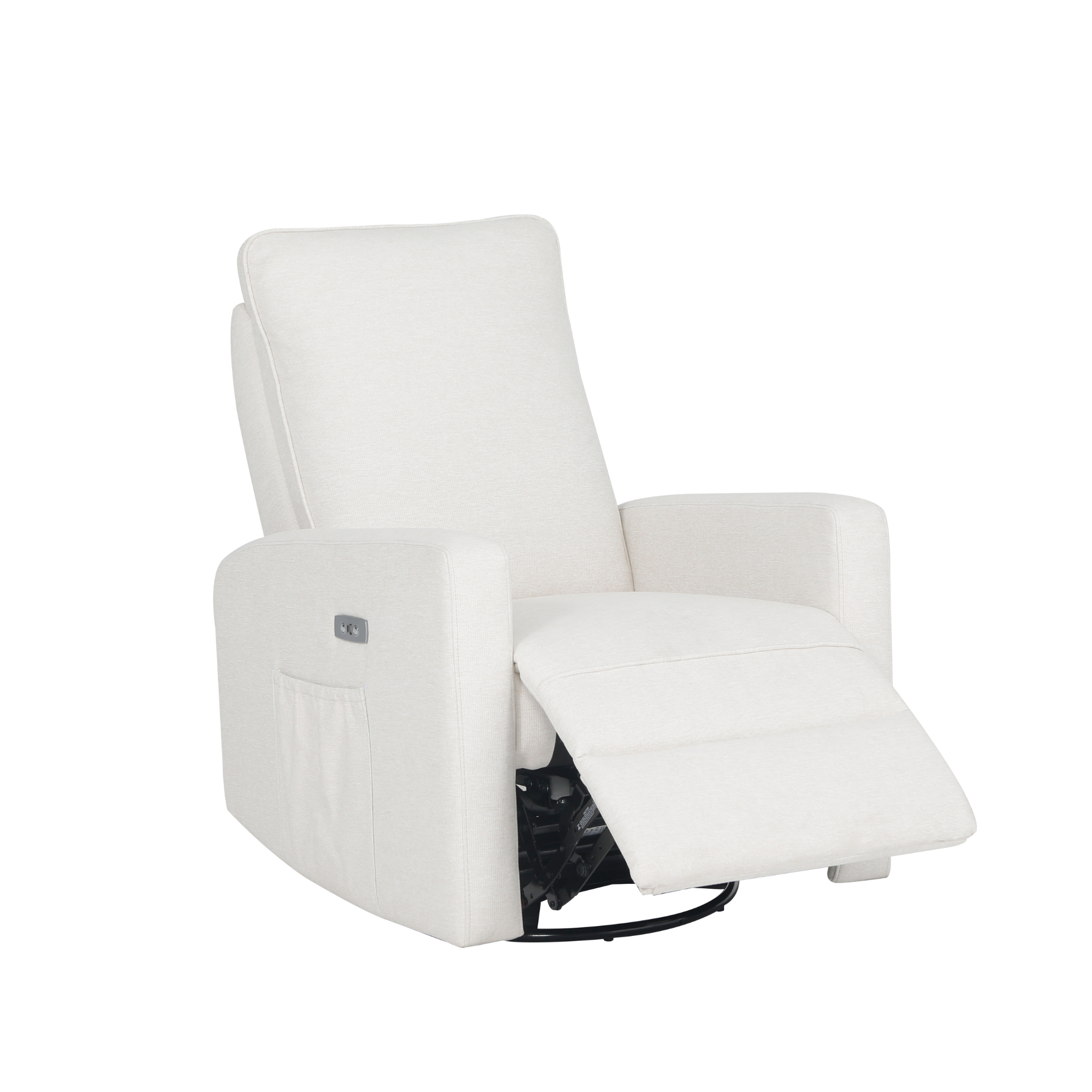 DREAM ON ME Paradise Electric Swivel Glider & Recliner with Footrest