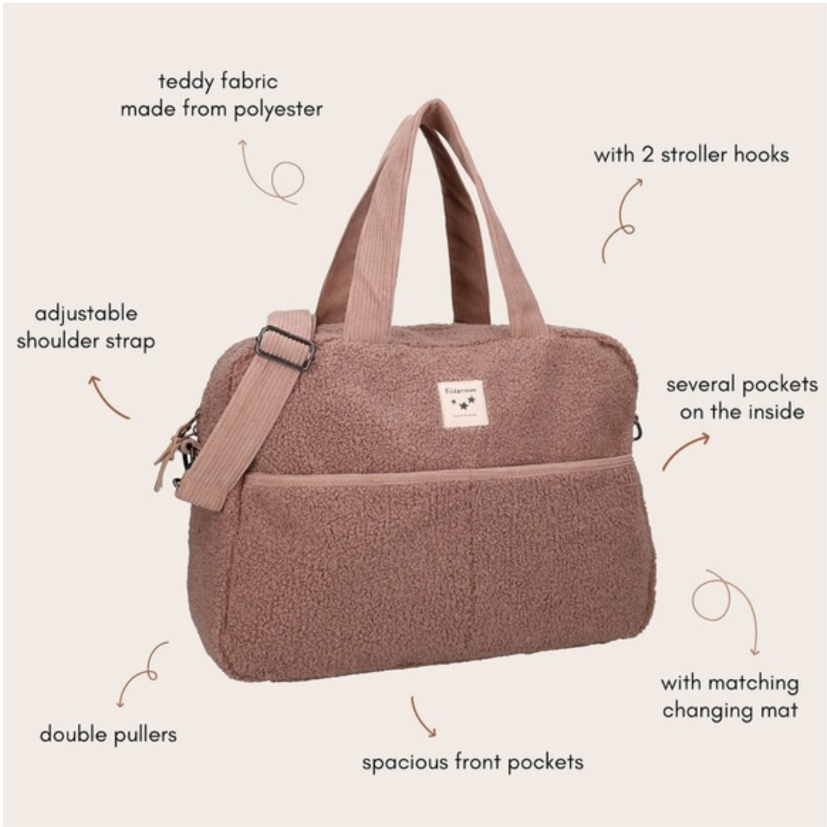 KIDZROOM Diaper Bag Dream Catcher