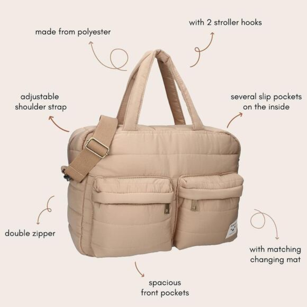 KIDZROOM Diaper Bag Gracious