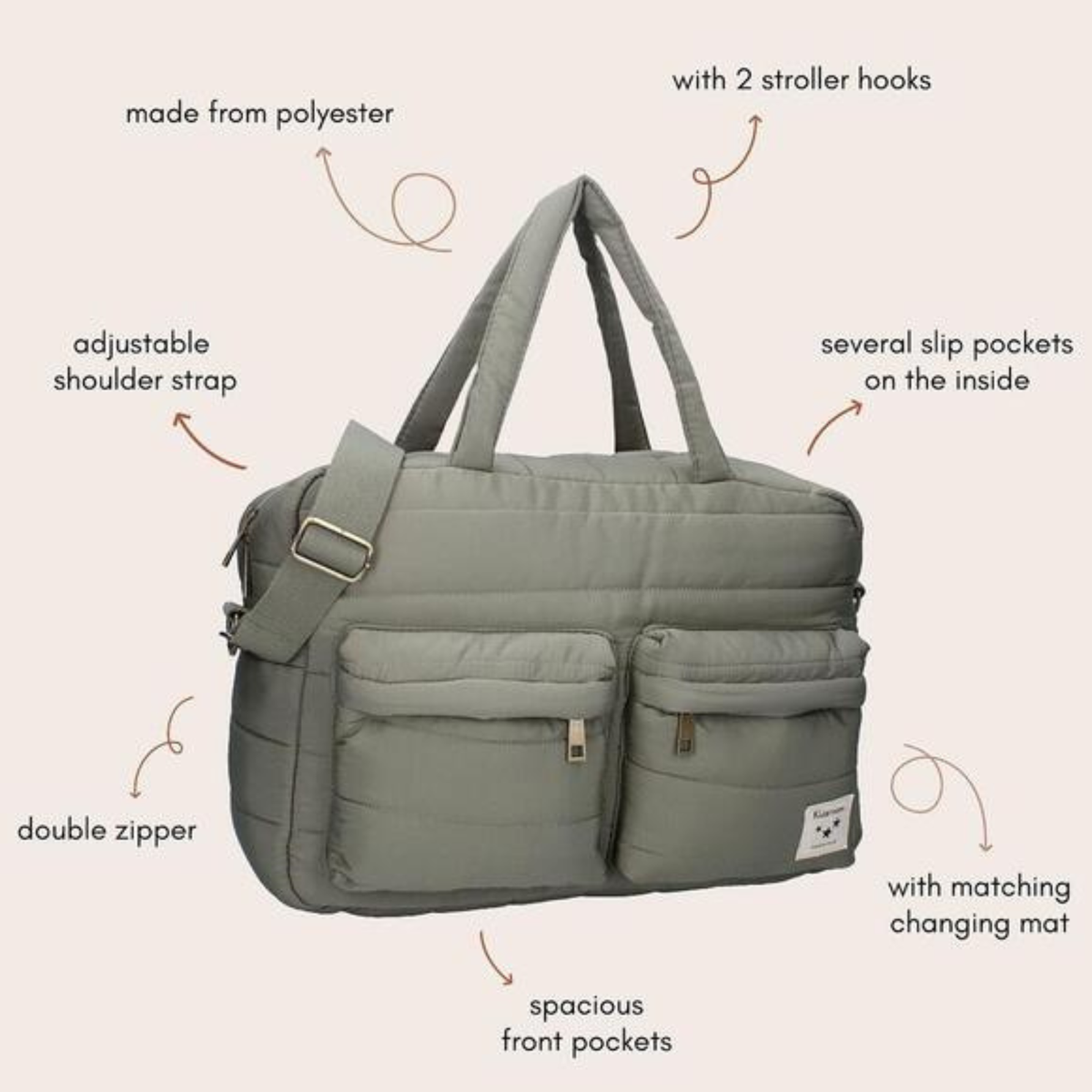 KIDZROOM Diaper Bag Gracious