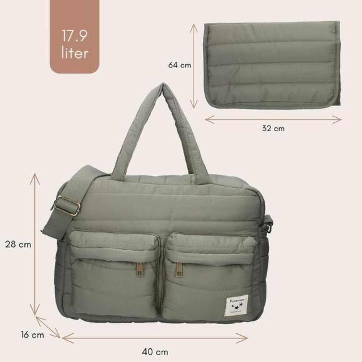 KIDZROOM Diaper Bag Gracious