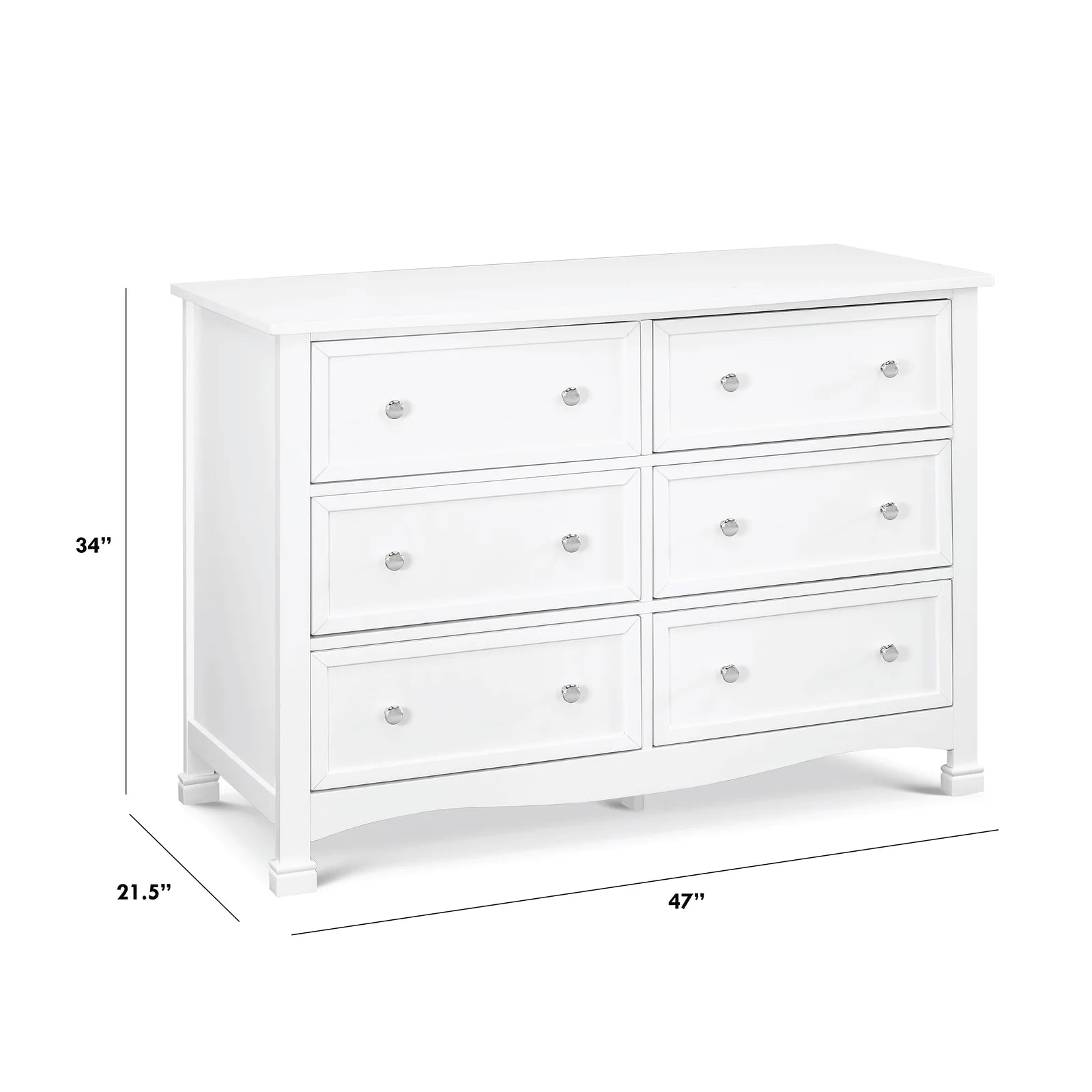 DAVINCI Kalani 6-Drawer Double Wide Dresser