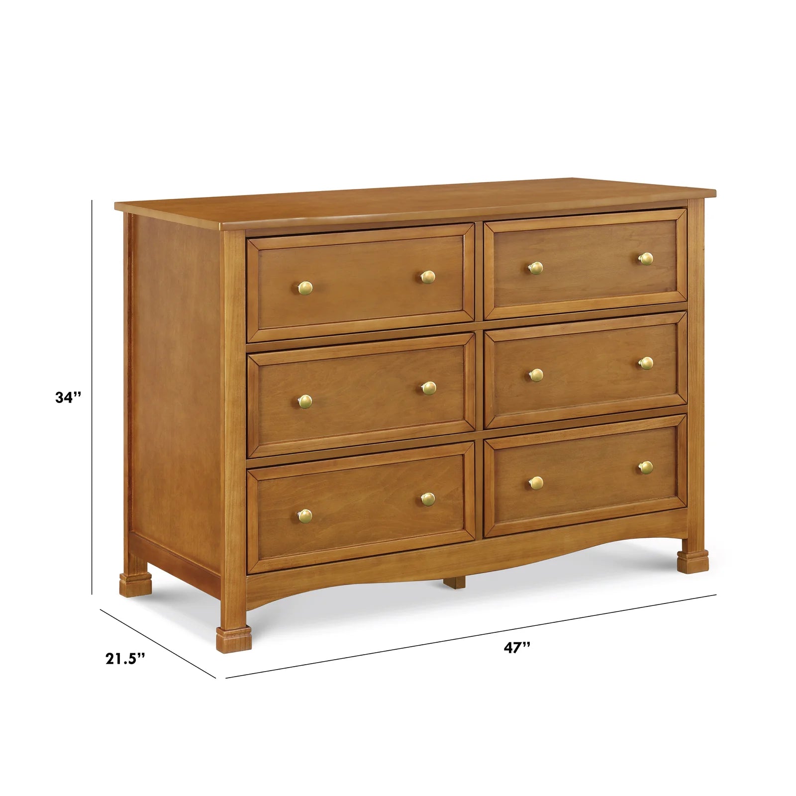 DAVINCI Kalani 6-Drawer Double Wide Dresser