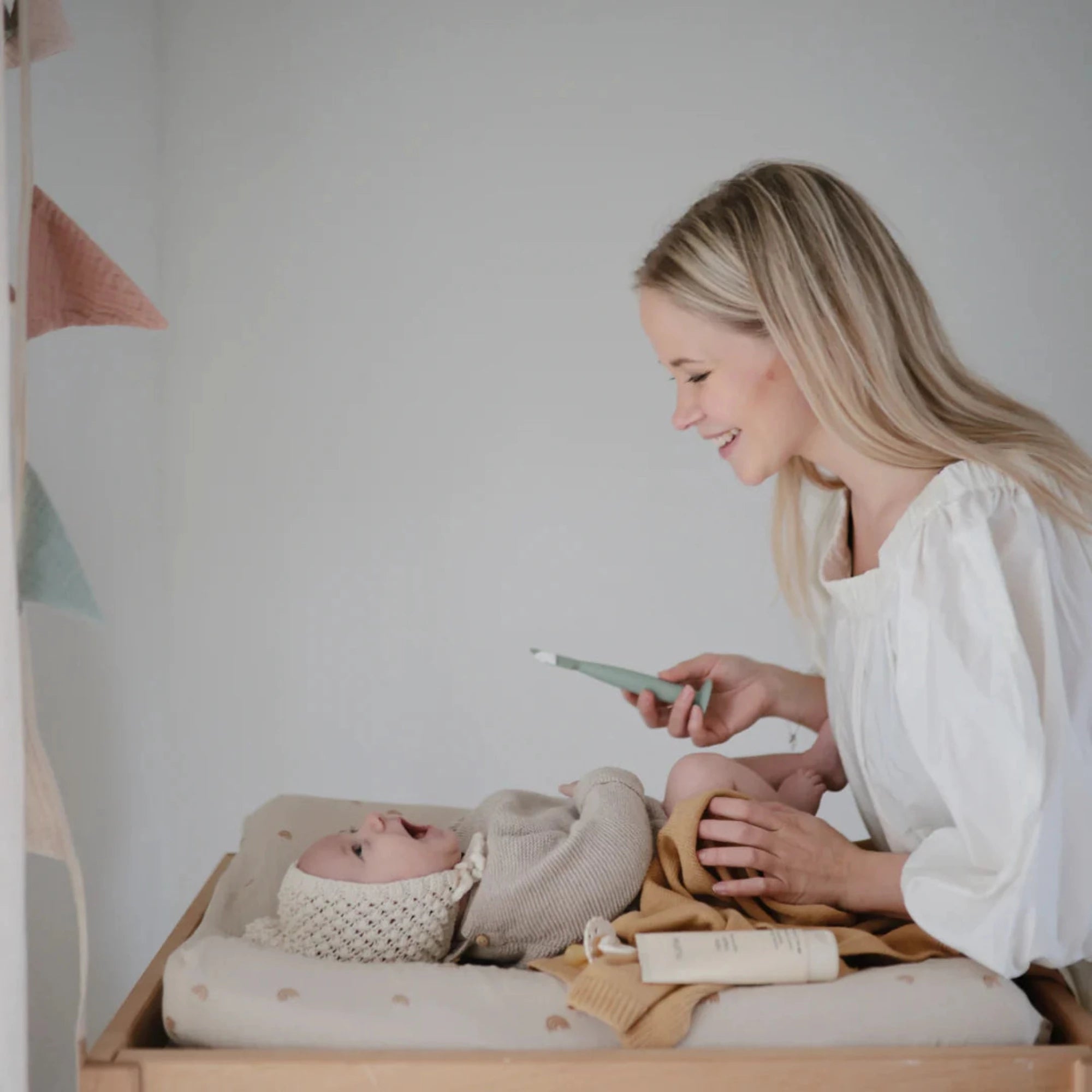 MUSHIE Extra Soft Muslin Changing Pad Cover