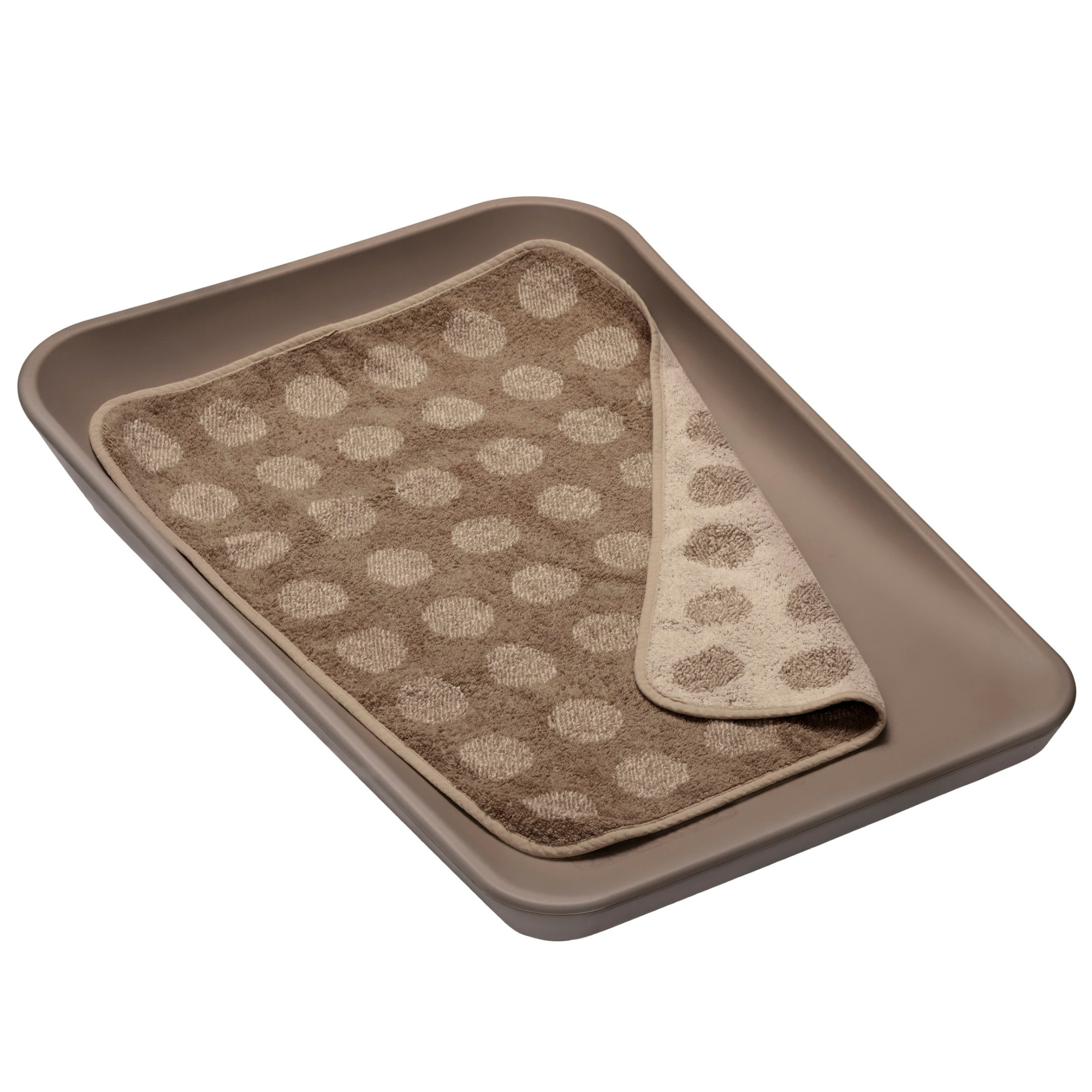 LEANDER Topper for Changing Mat - Dots Mocca