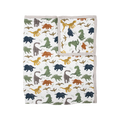 LITTLE UNICORN Cotton Muslin Baby Blanket - Dino Friends