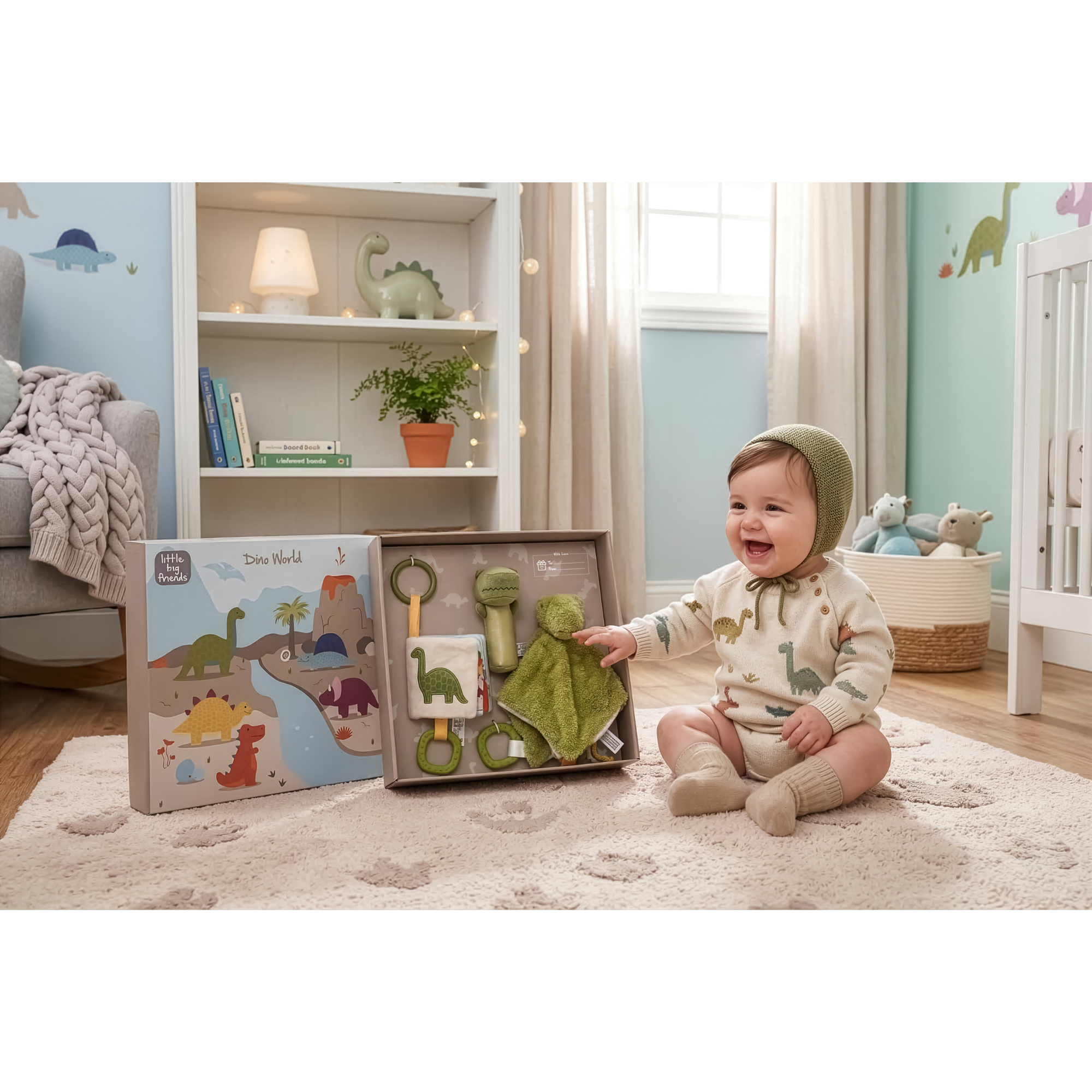 LITTLE BIG FRIENDS Baby Gift Box - Dino
