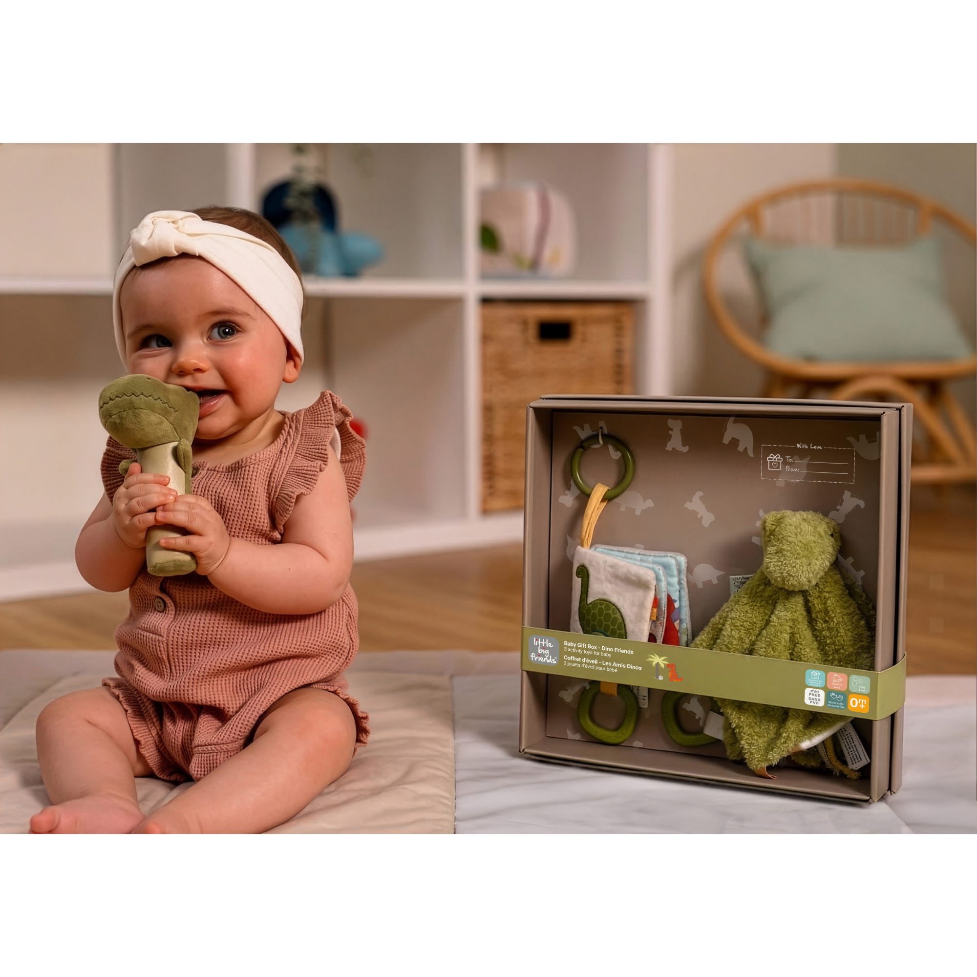 LITTLE BIG FRIENDS Baby Gift Box - Dino
