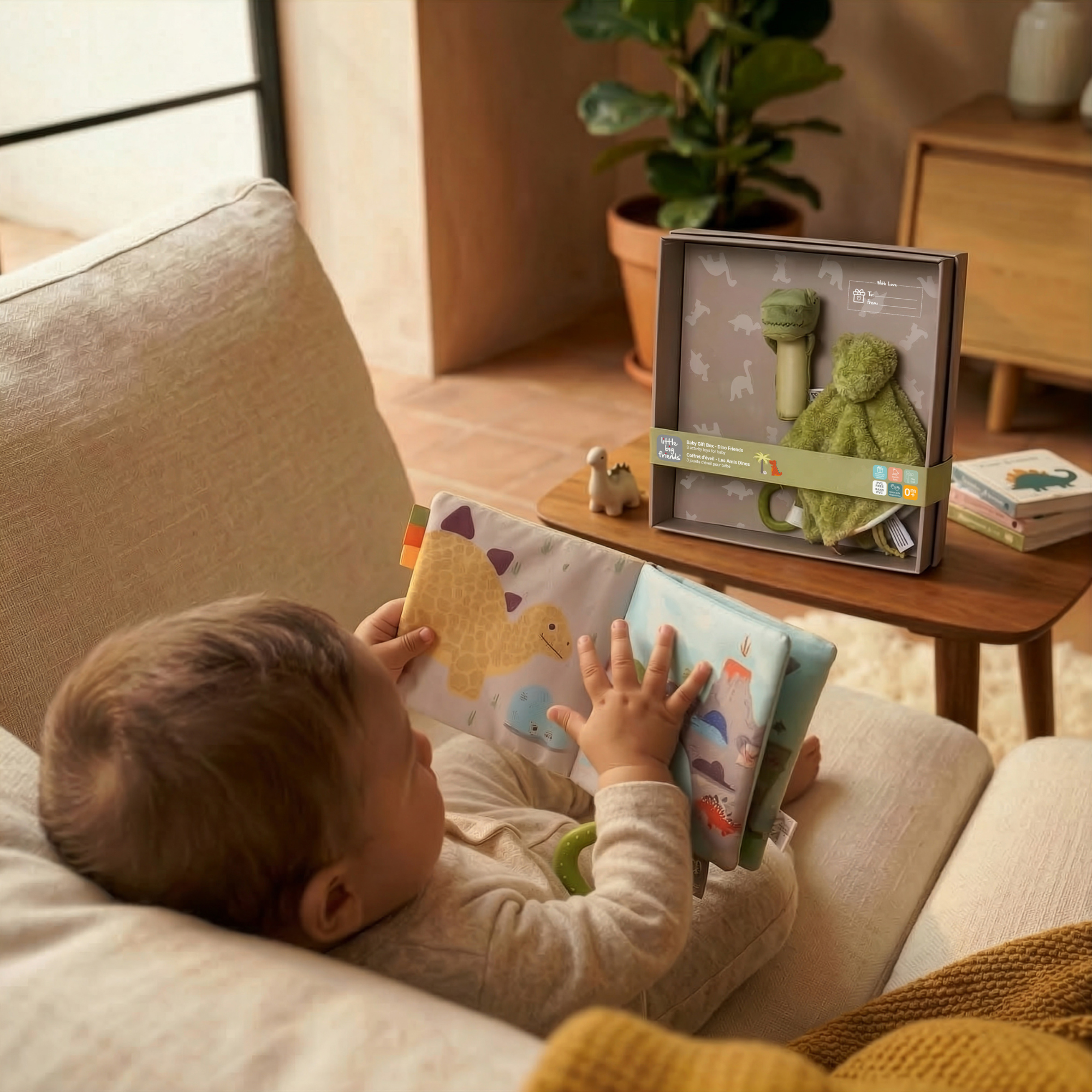LITTLE BIG FRIENDS Baby Gift Box - Dino
