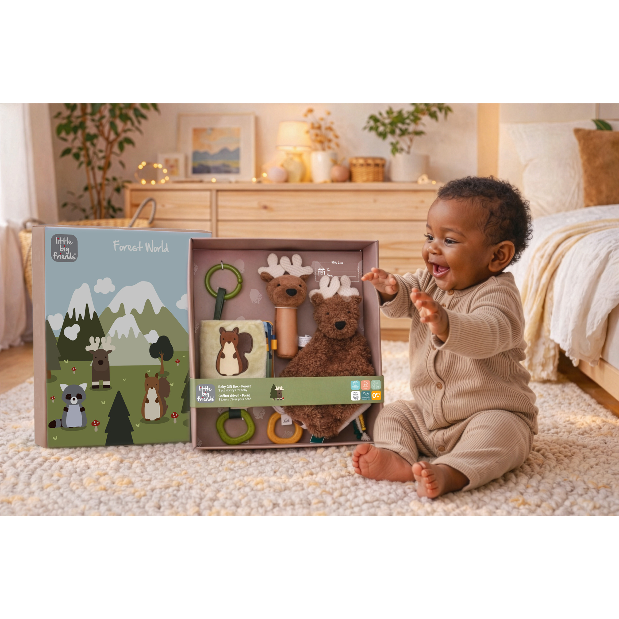 LITTLE BIG FRIENDS Baby Gift Box - Forest