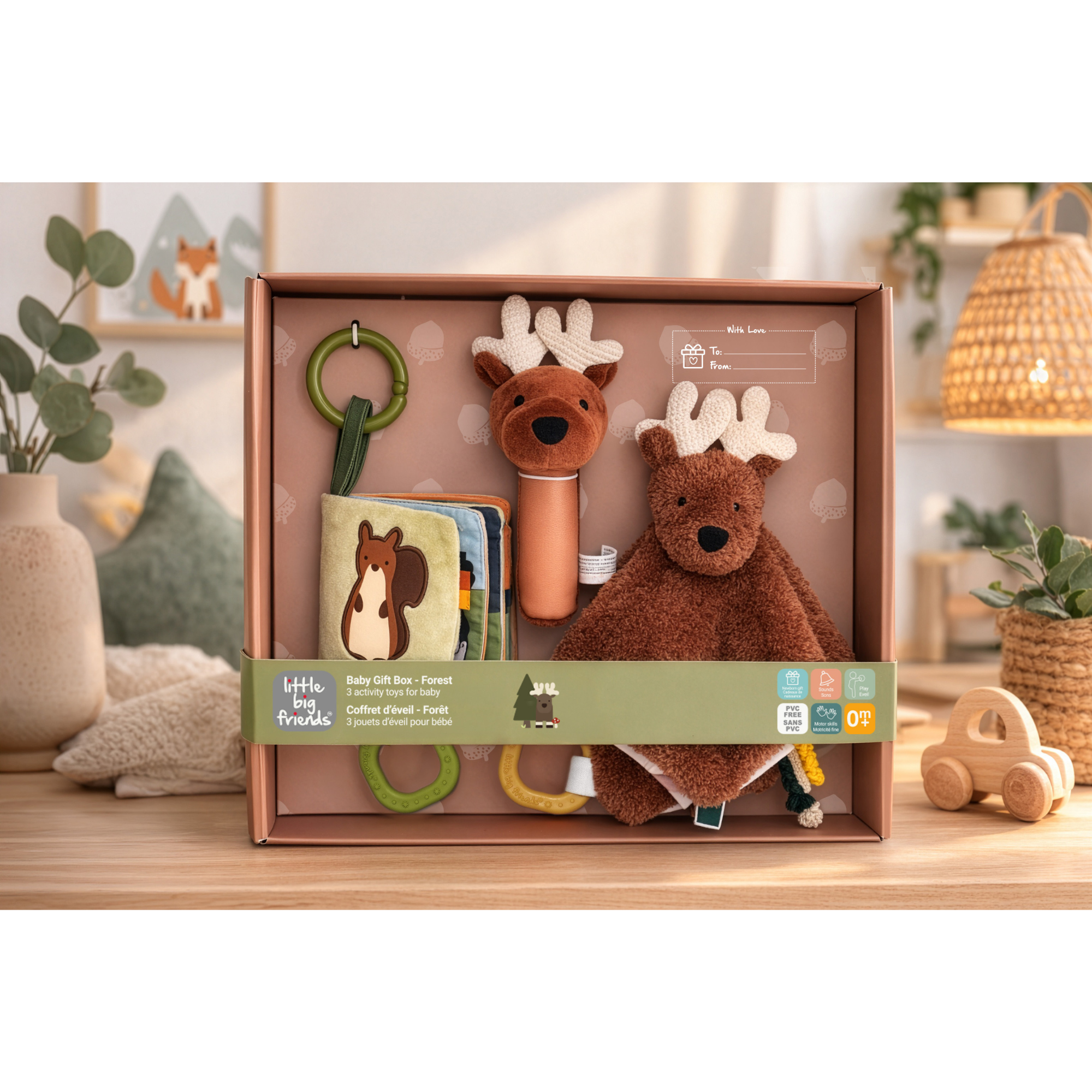 LITTLE BIG FRIENDS Baby Gift Box - Forest