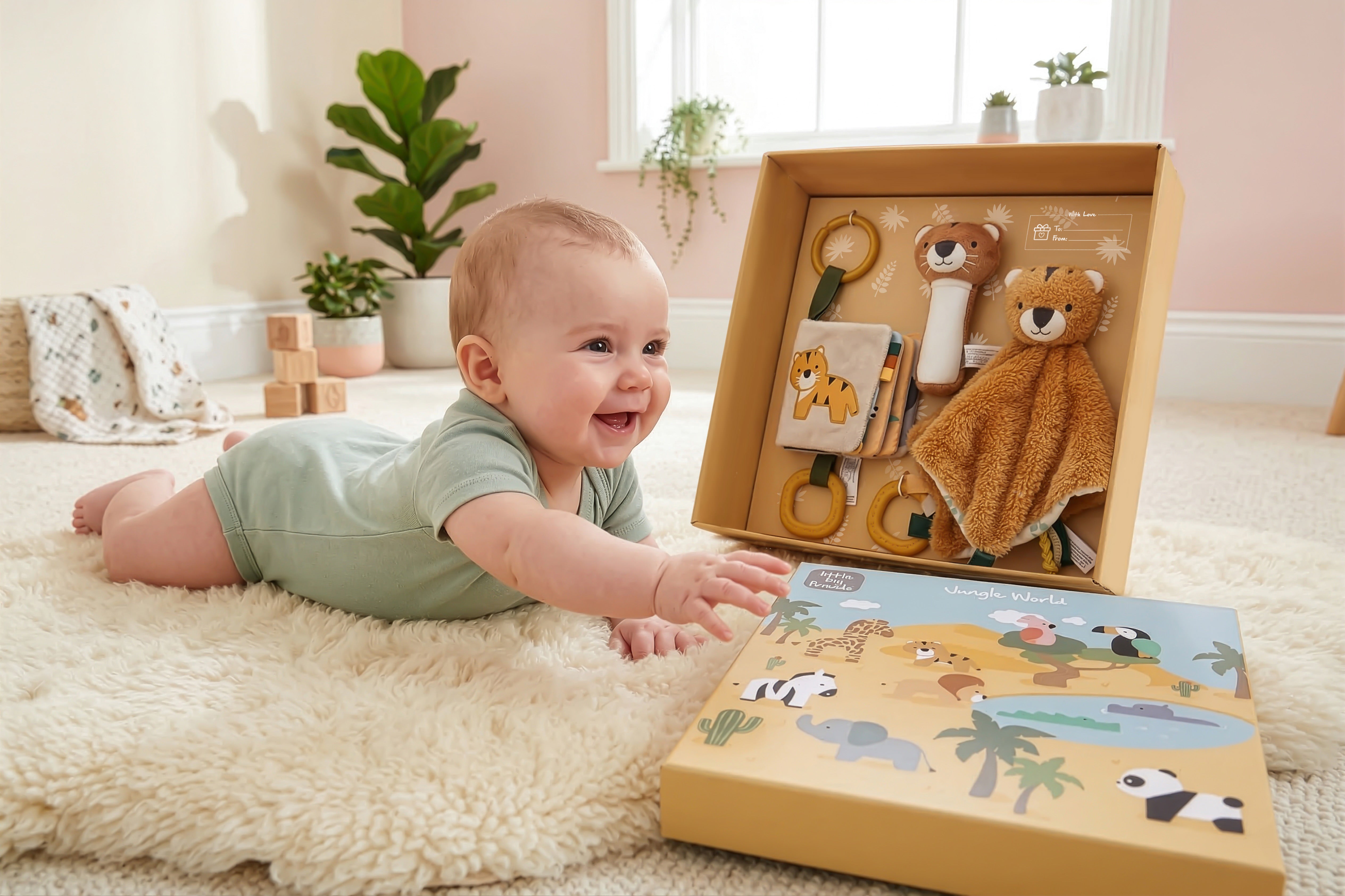 LITTLE BIG FRIENDS Baby Gift Box - Jungle