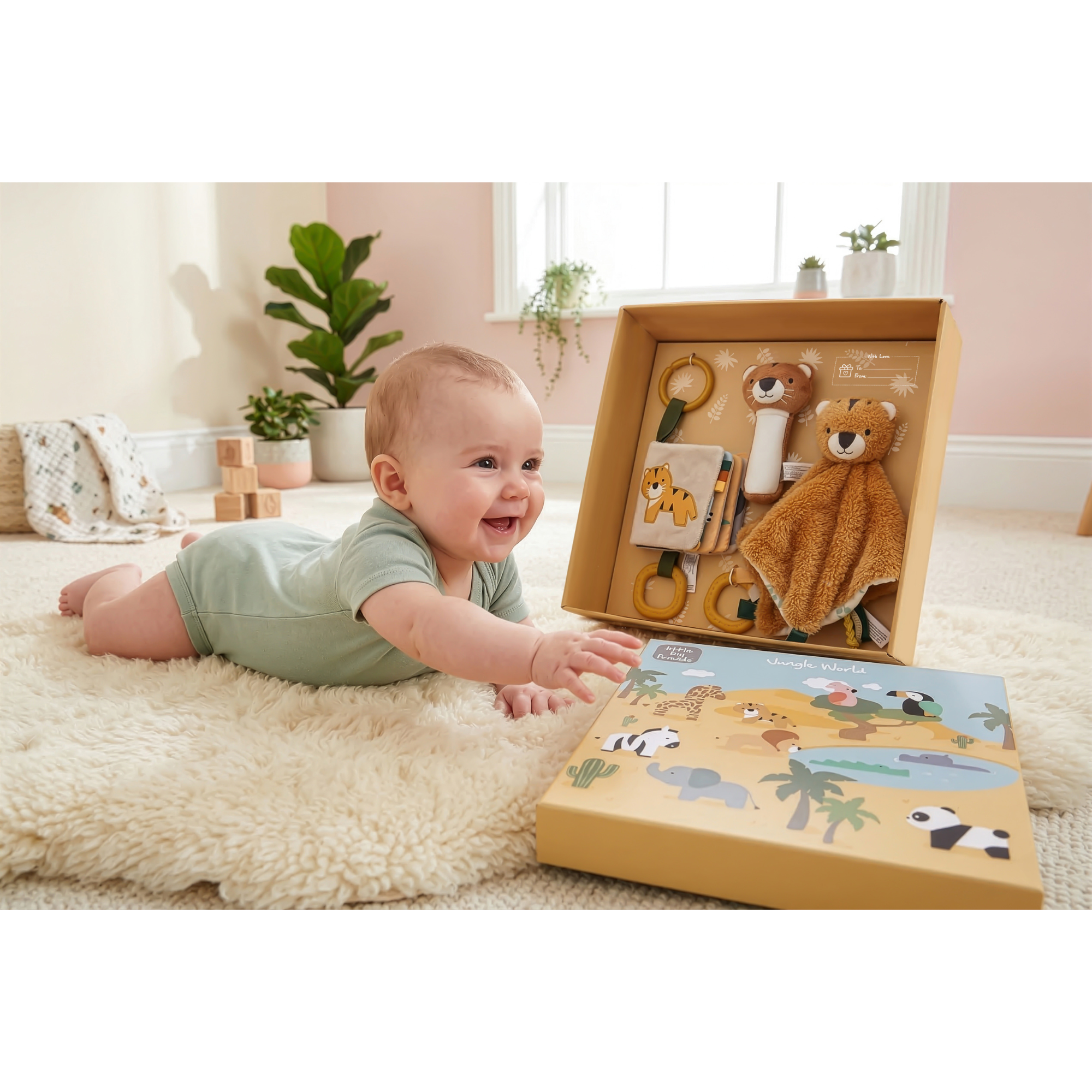 LITTLE BIG FRIENDS Baby Gift Box - Jungle