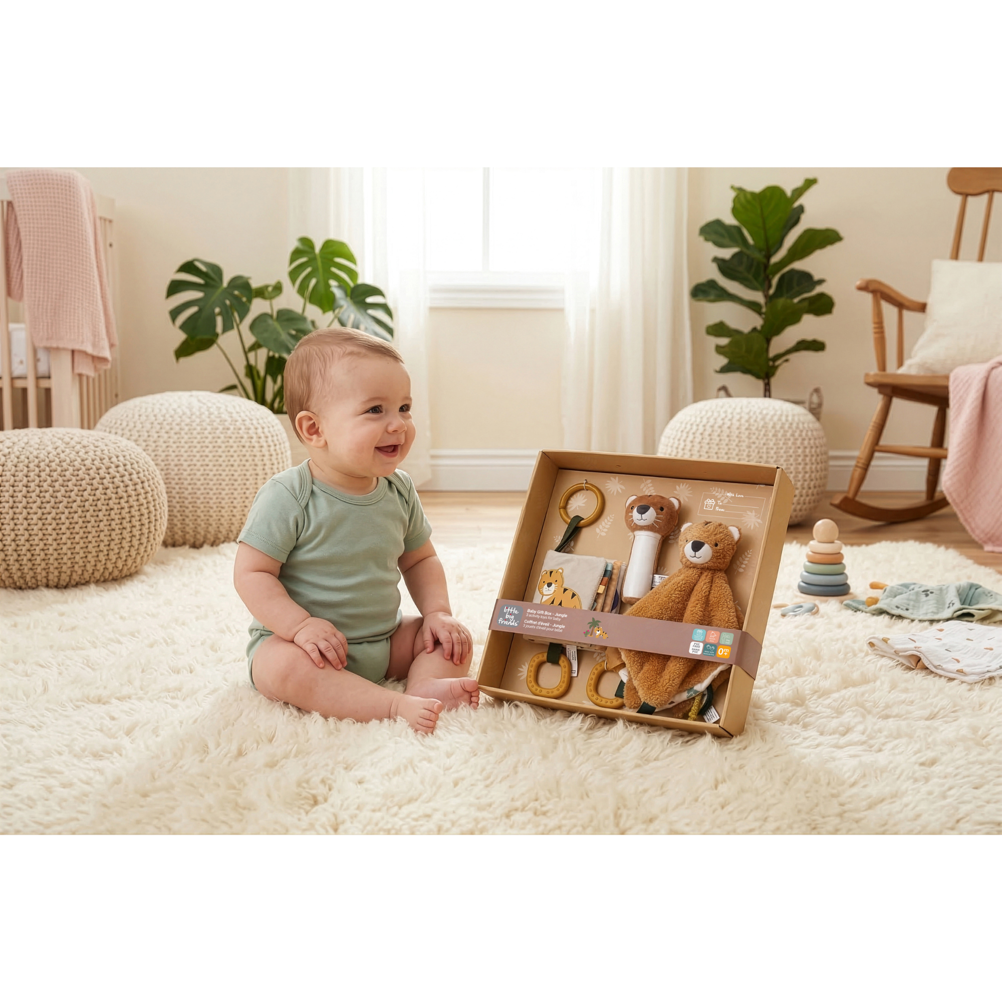 LITTLE BIG FRIENDS Baby Gift Box - Jungle