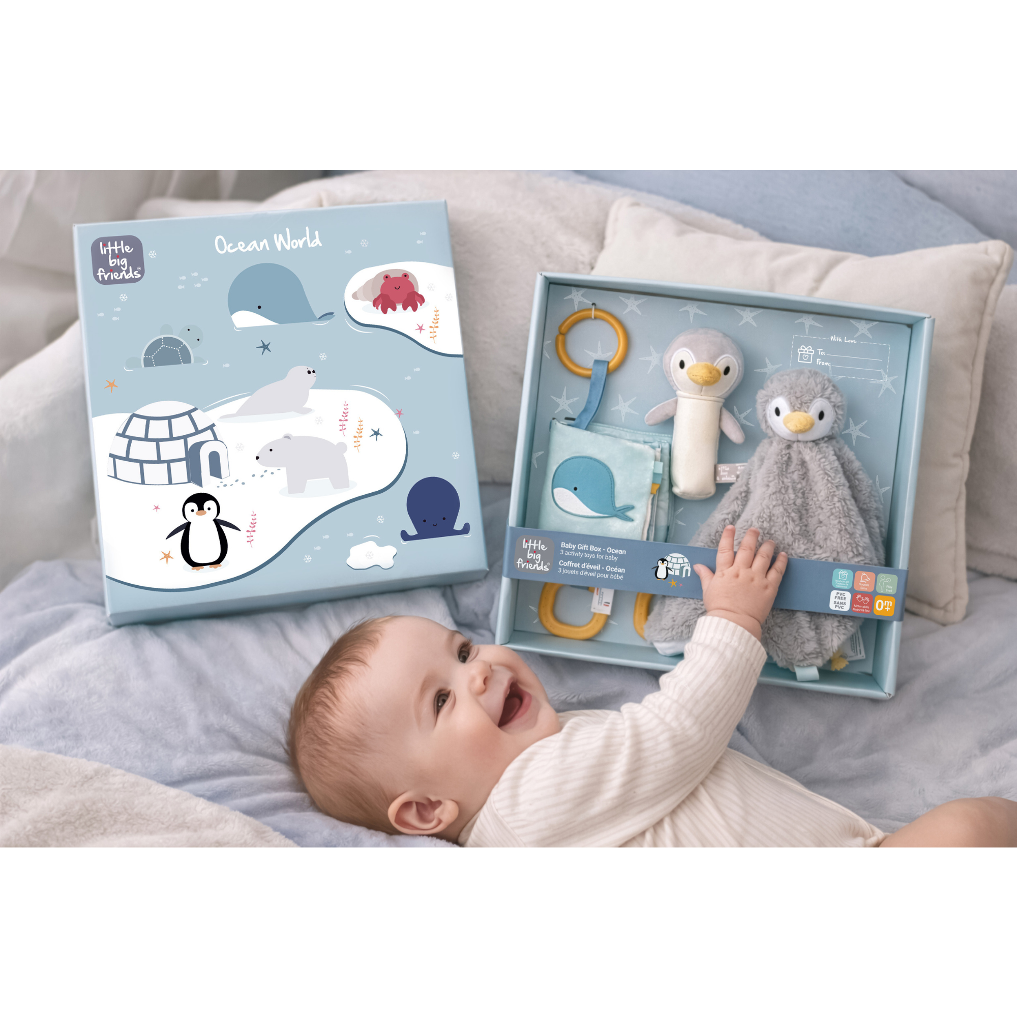 LITTLE BIG FRIENDS Baby Gift Box - Ocean