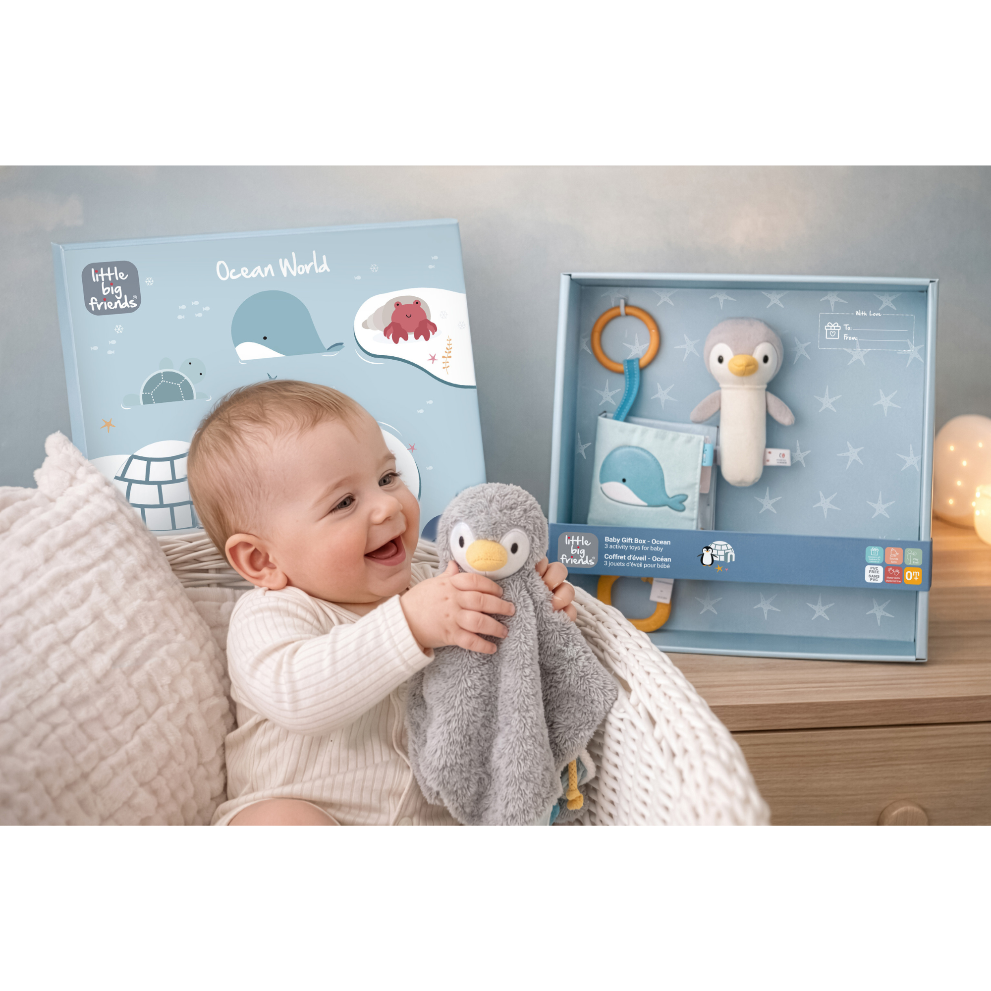 LITTLE BIG FRIENDS Baby Gift Box - Ocean