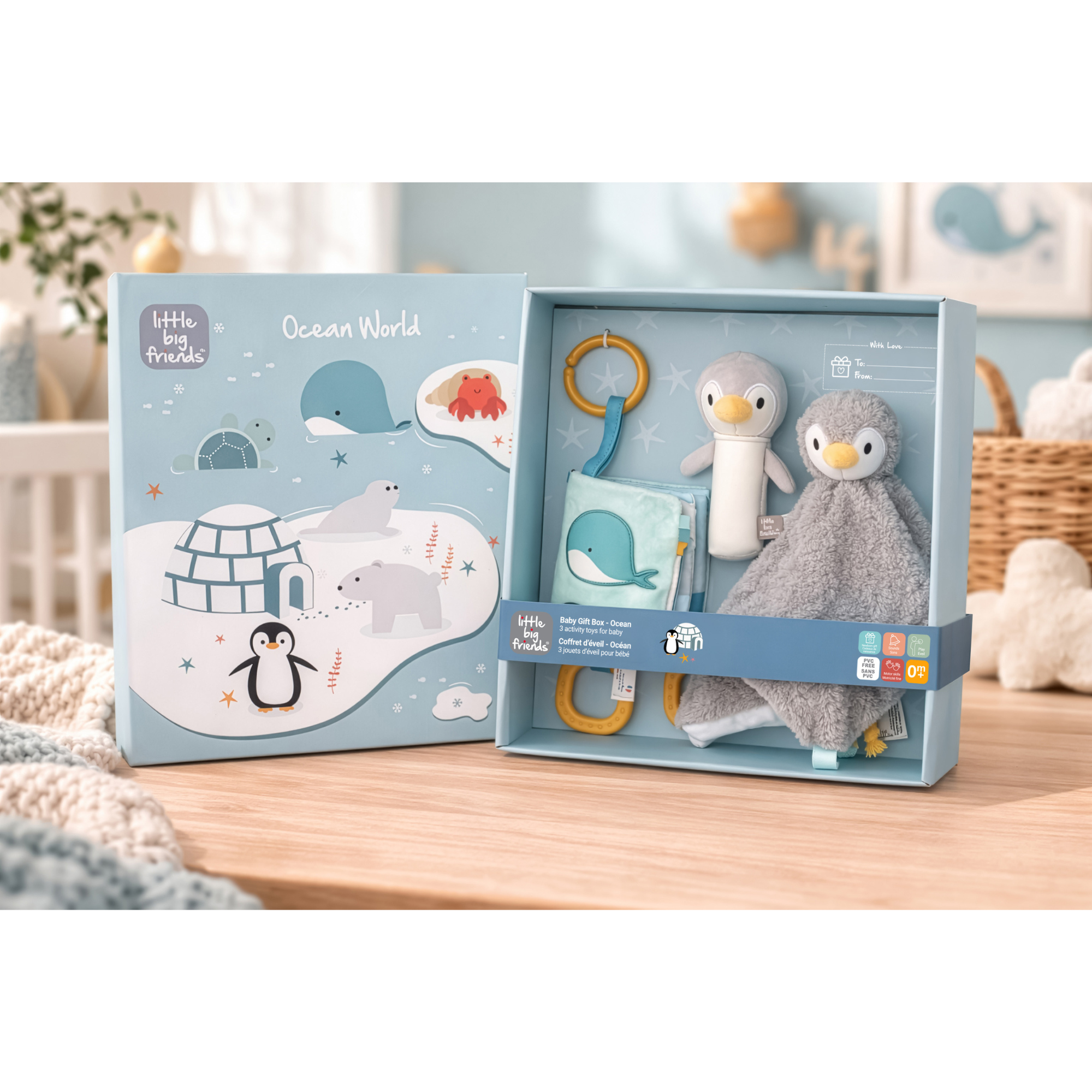 LITTLE BIG FRIENDS Baby Gift Box - Ocean