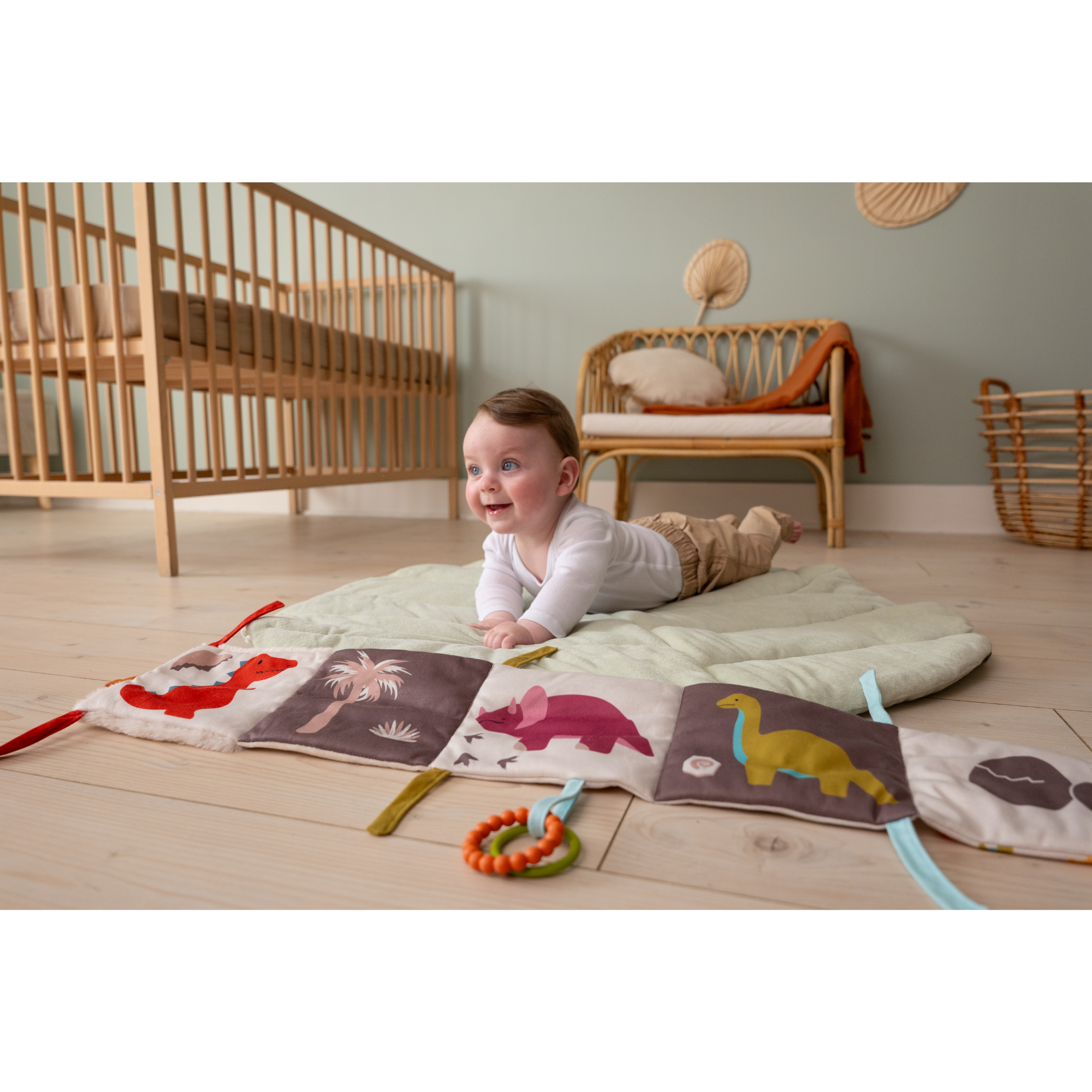 LITTLE BIG FRIENDS Soft Activity Book 2 in 1 - Dino
