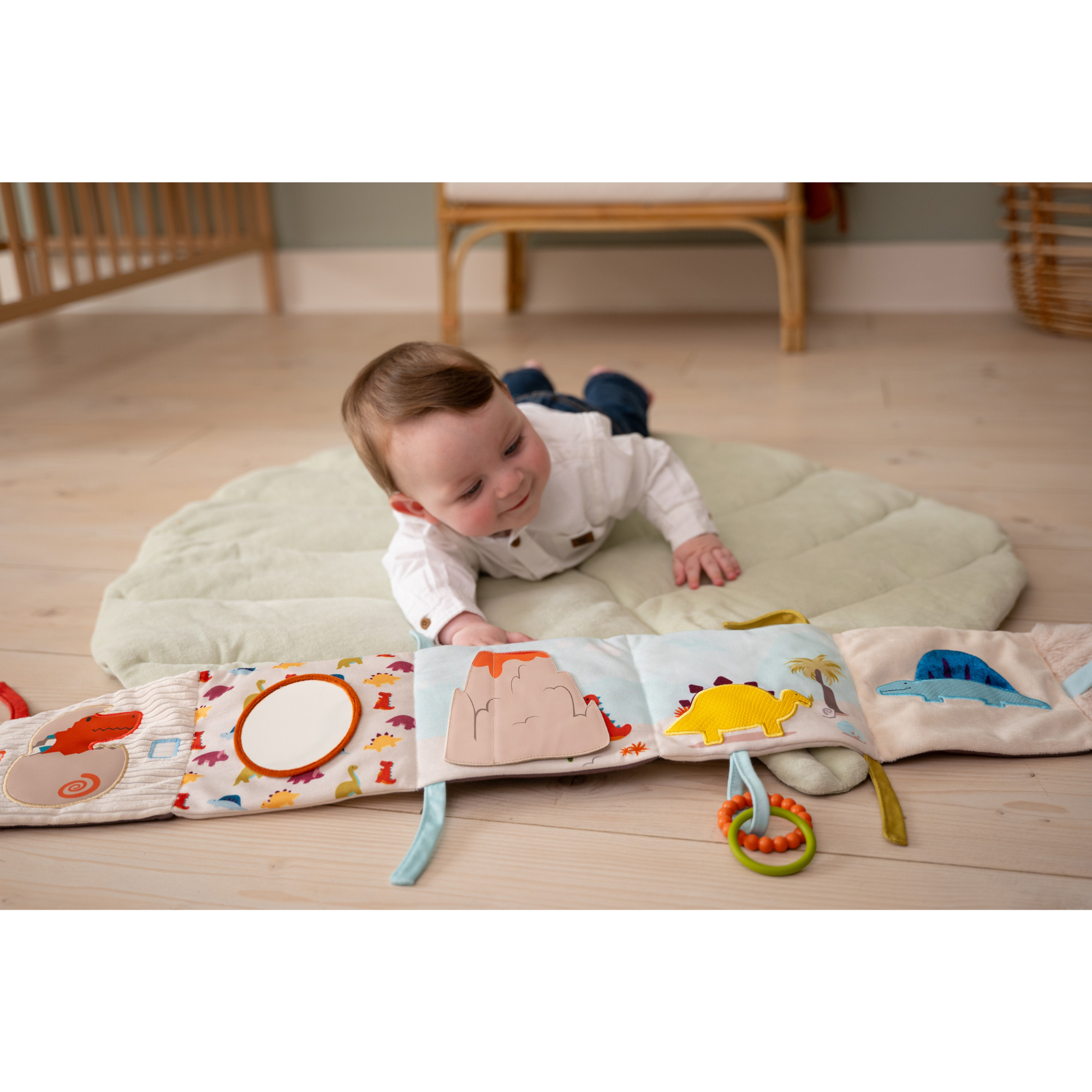 LITTLE BIG FRIENDS Soft Activity Book 2 in 1 - Dino