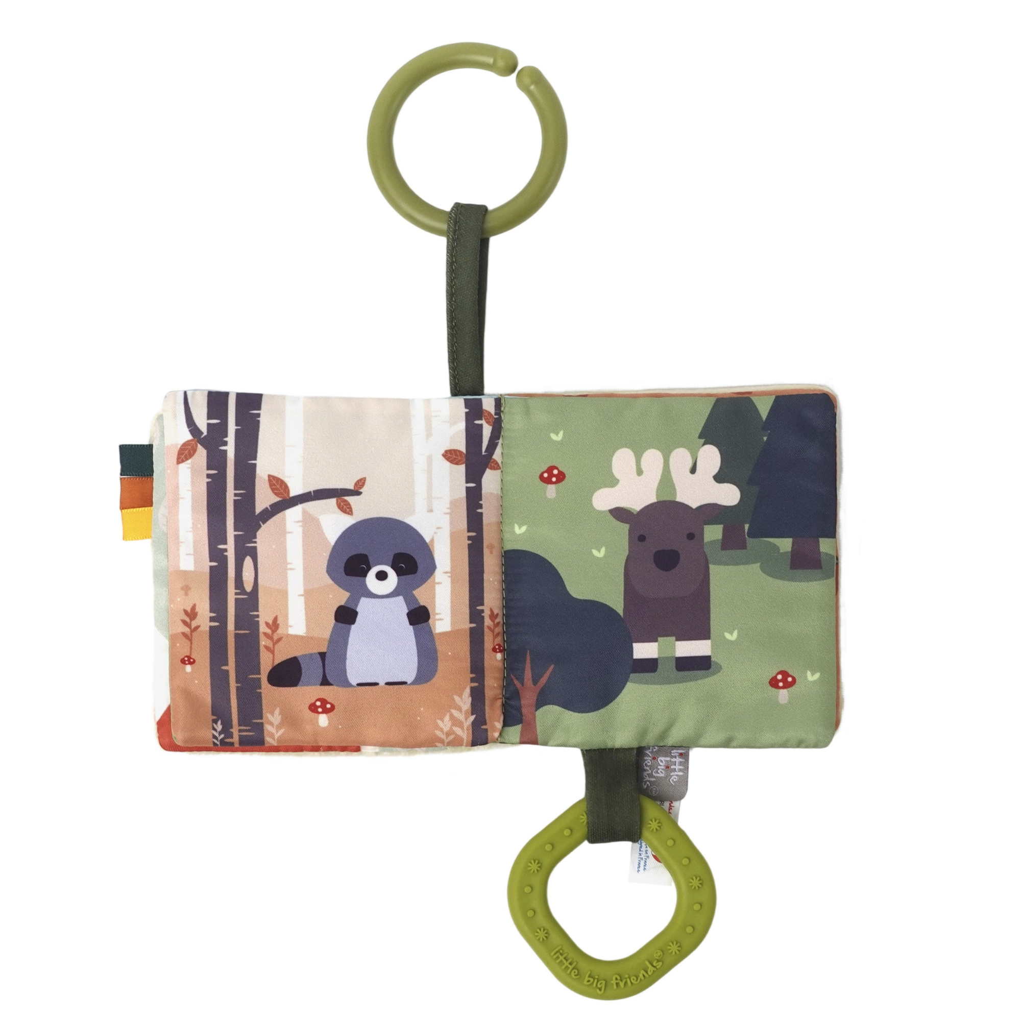 LITTLE BIG FRIENDS Soft Baby Book - Forest