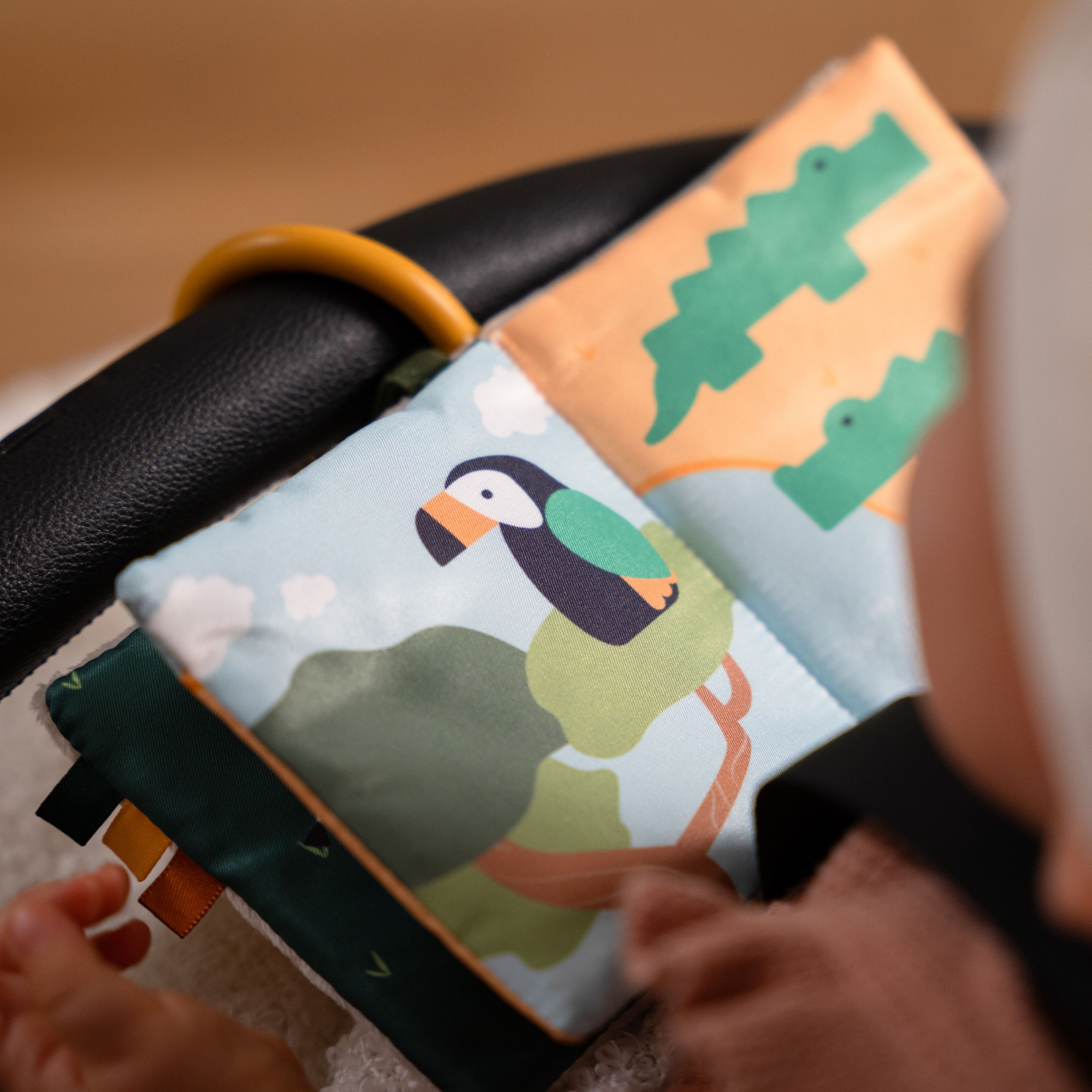 LITTLE BIG FRIENDS Soft Baby Book - Jungle