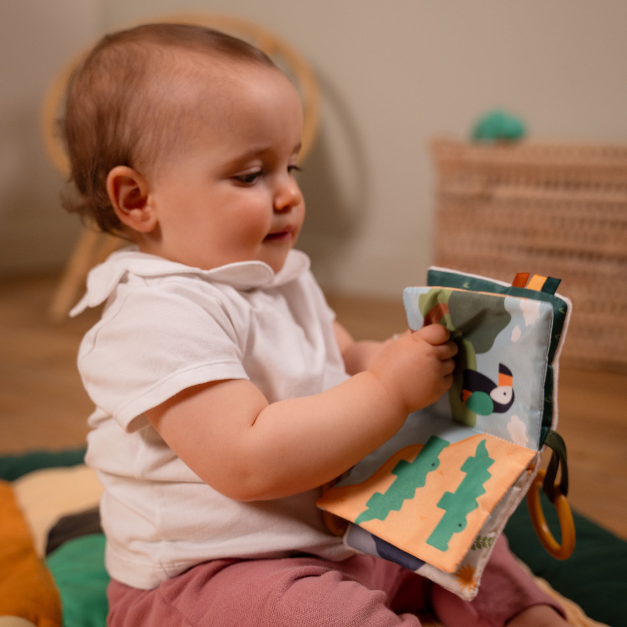 LITTLE BIG FRIENDS Soft Baby Book - Jungle