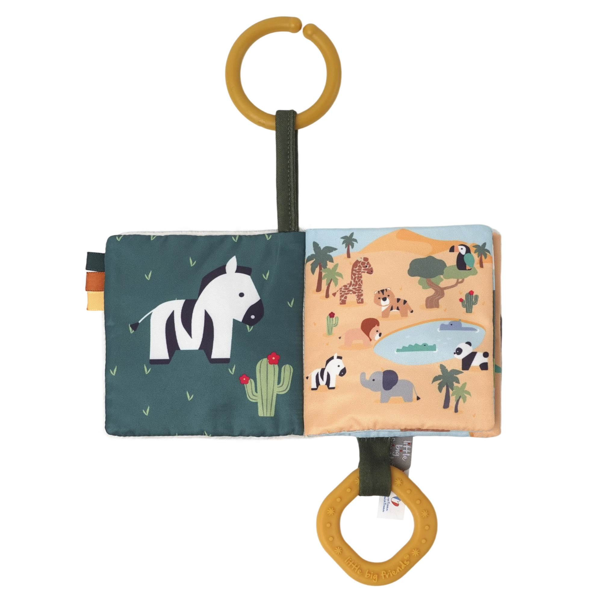 LITTLE BIG FRIENDS Soft Baby Book - Jungle