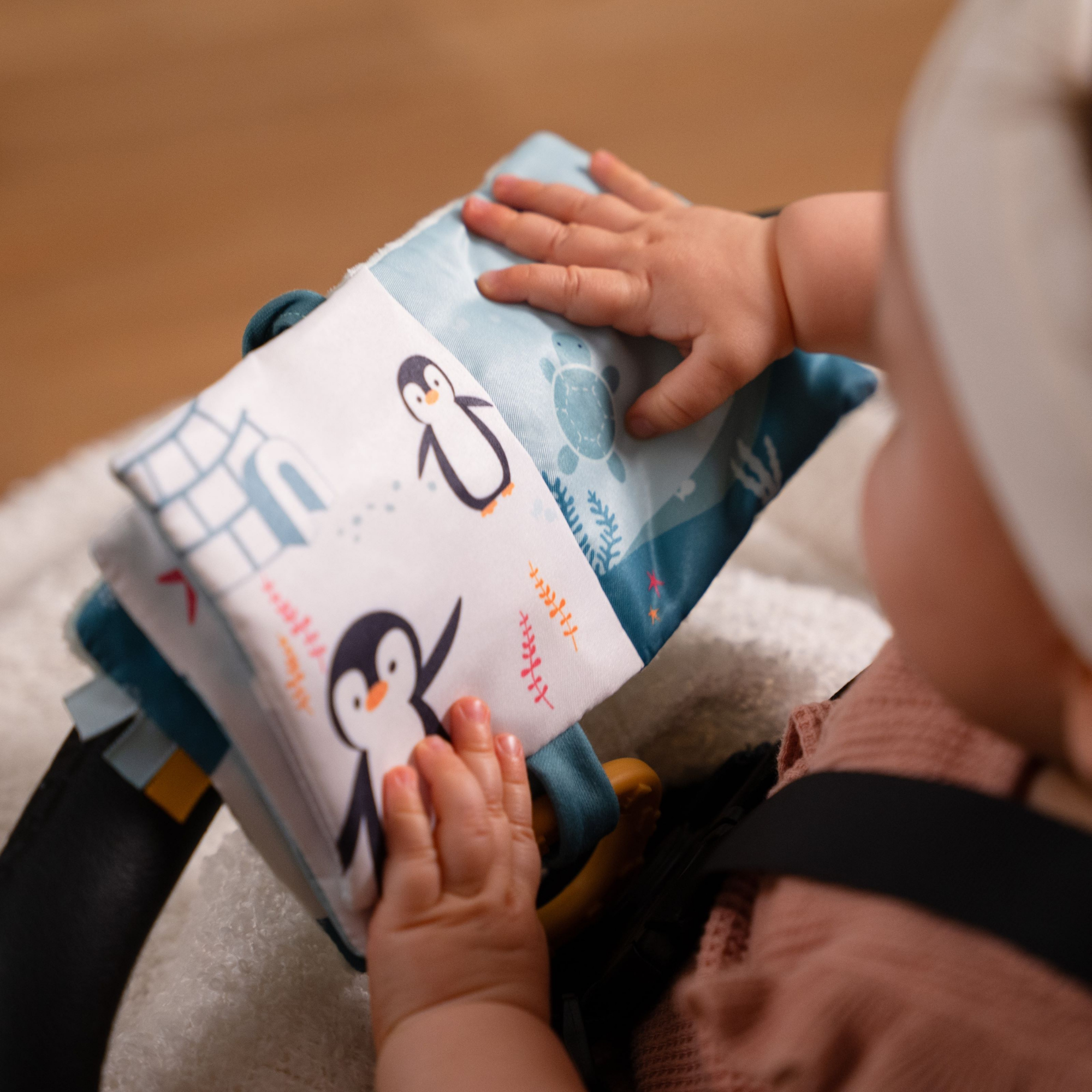 LITTLE BIG FRIENDS Soft Baby Book - Ocean