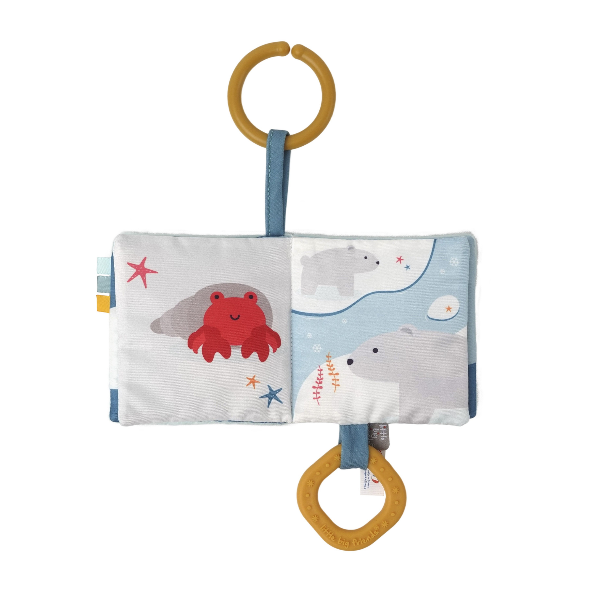 LITTLE BIG FRIENDS Soft Baby Book - Ocean