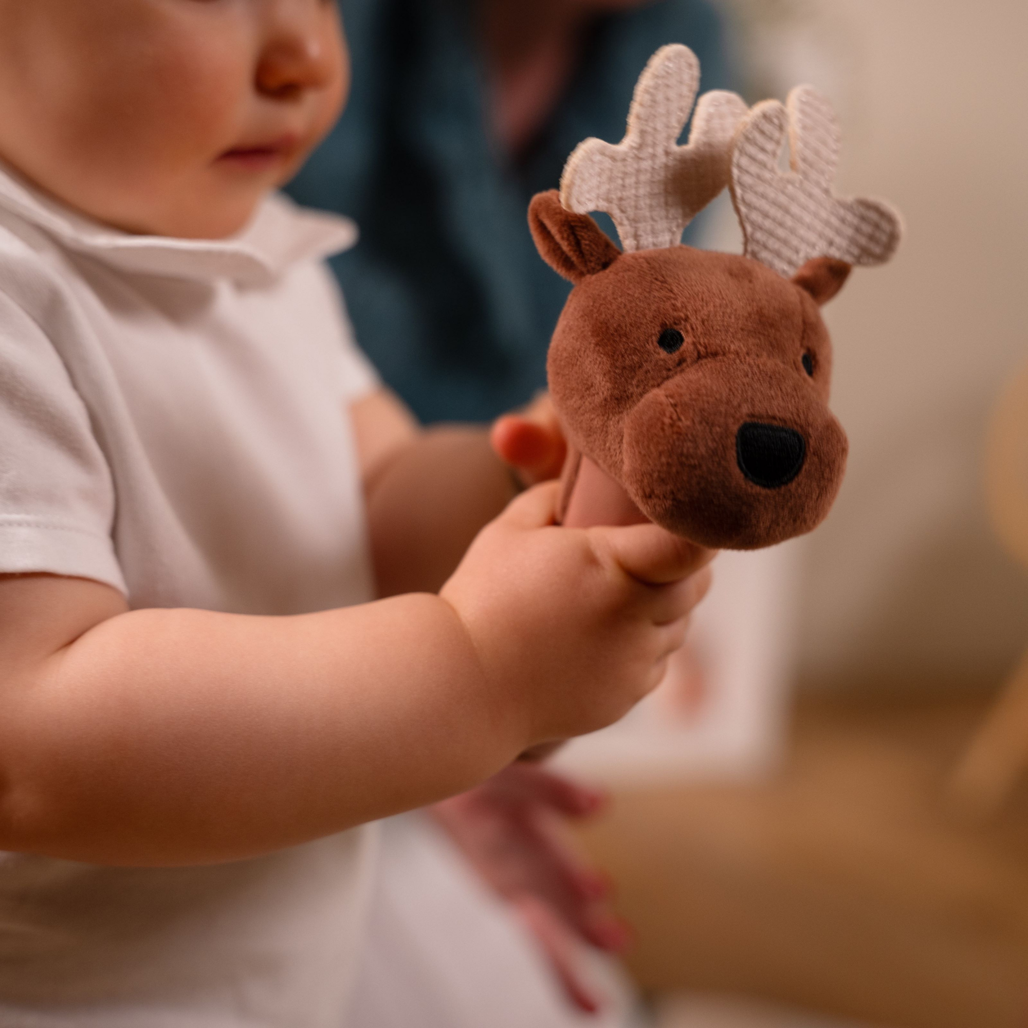 LITTLE BIG FRIENDS Squeaker Rattle - Bruce the Moose