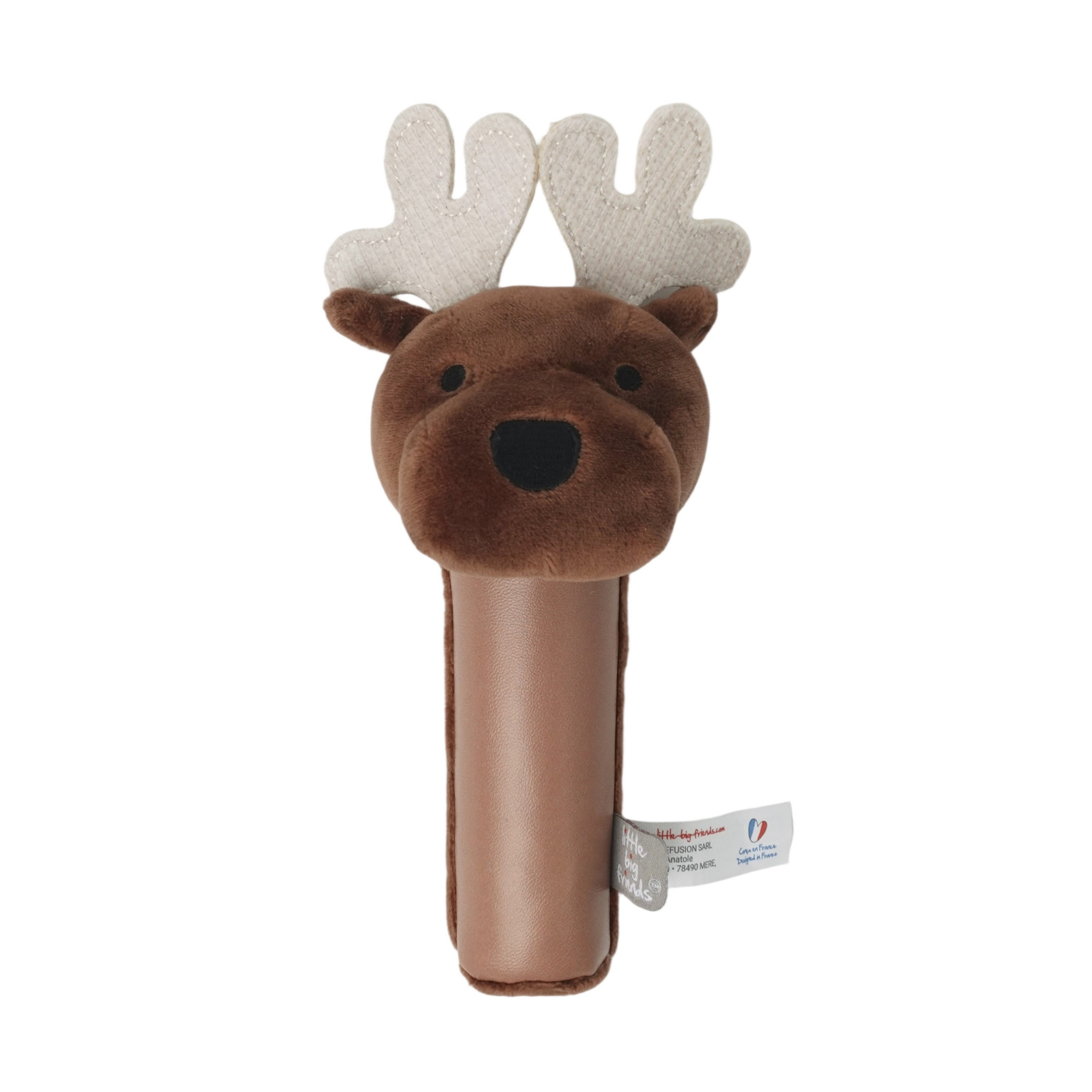 LITTLE BIG FRIENDS Squeaker Rattle - Bruce the Moose