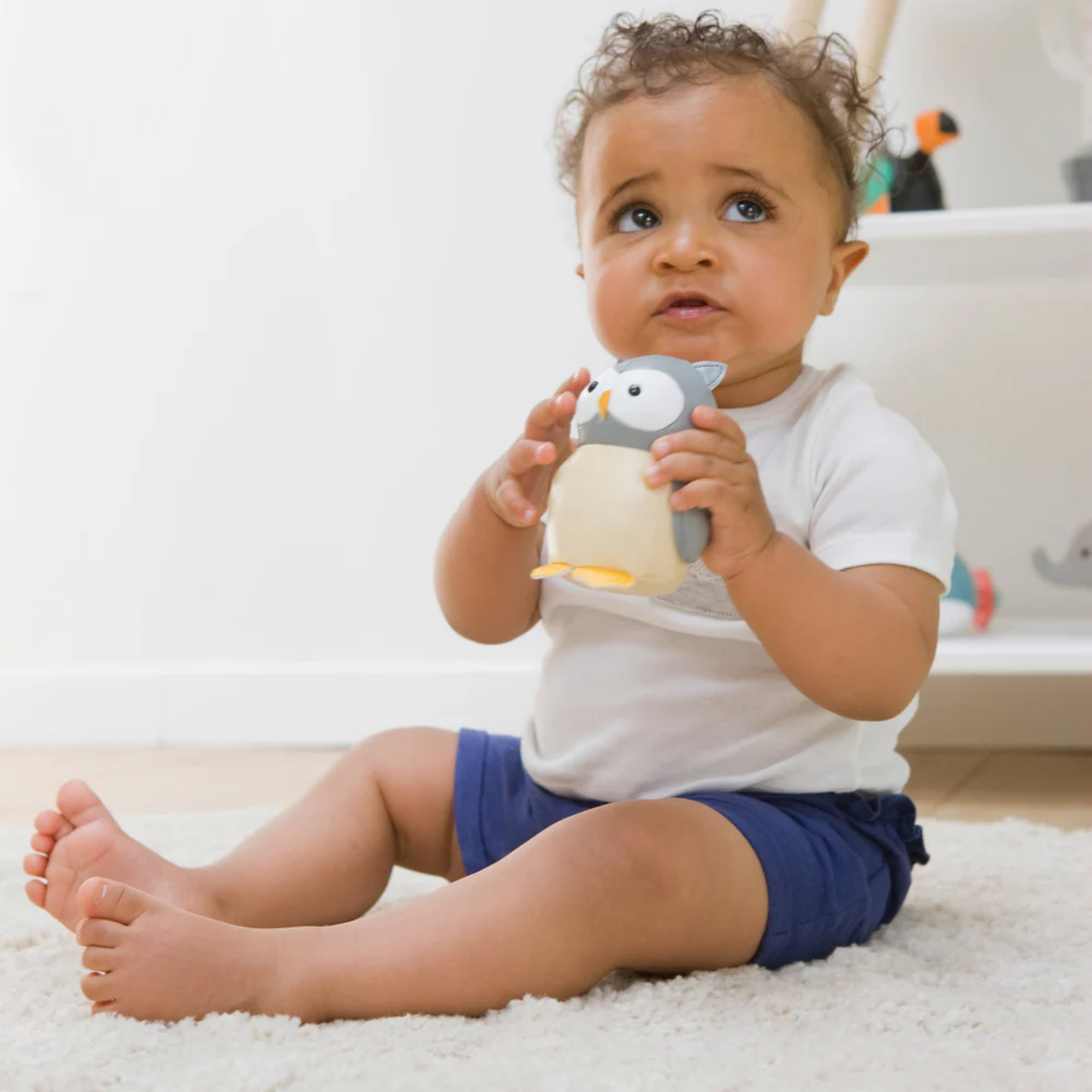 LITTLE BIG FRIENDS Tiny Friends Rattle - Colette the Owl