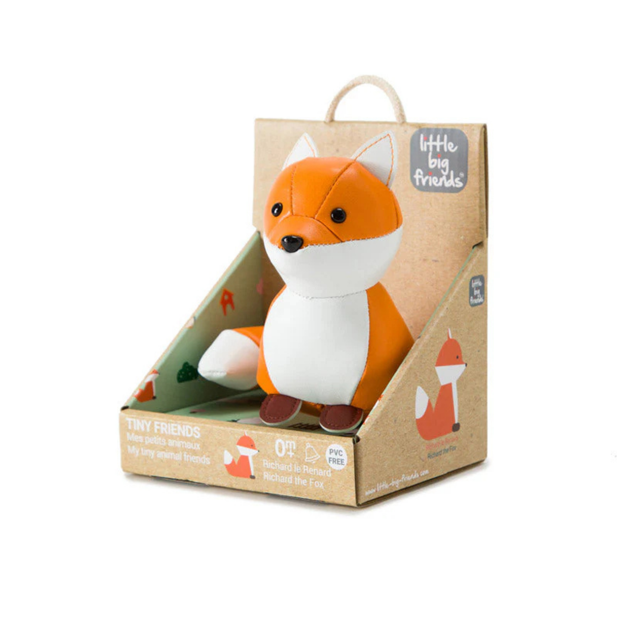 LITTLE BIG FRIENDS Tiny Friends Rattle - Richard the Fox