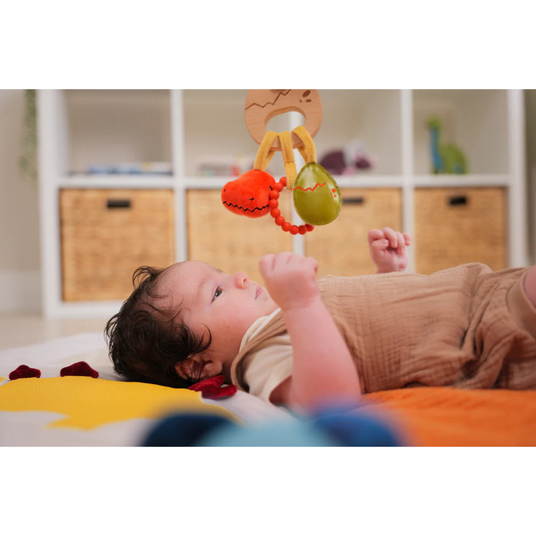 Petits Grands Amis Hochet en bois - Dino