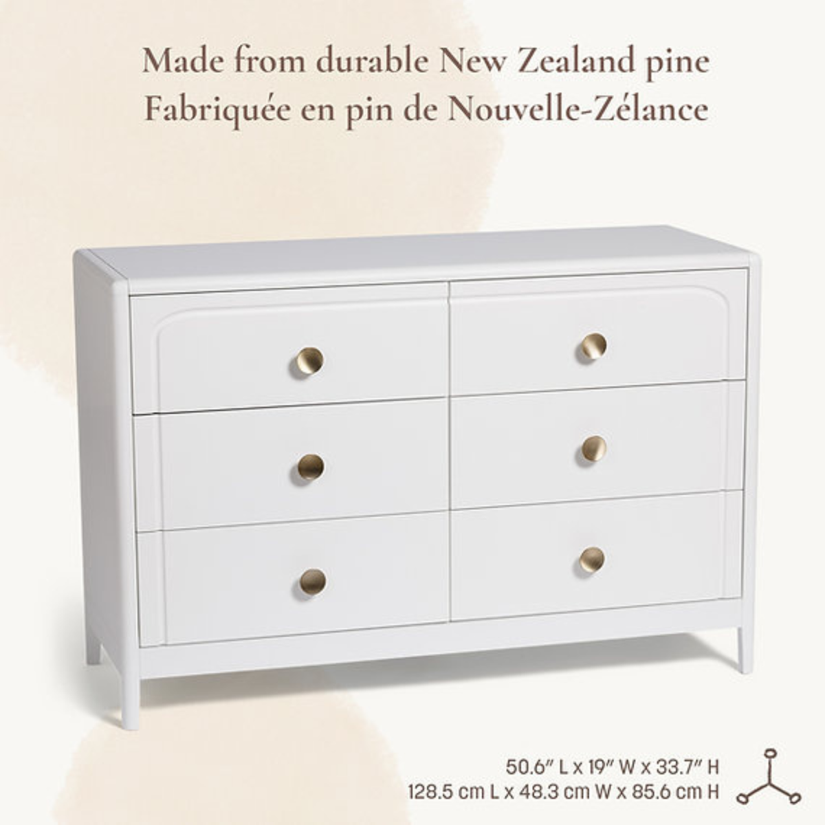 LITTLE SEEDS Briar 6-Drawer Dresser