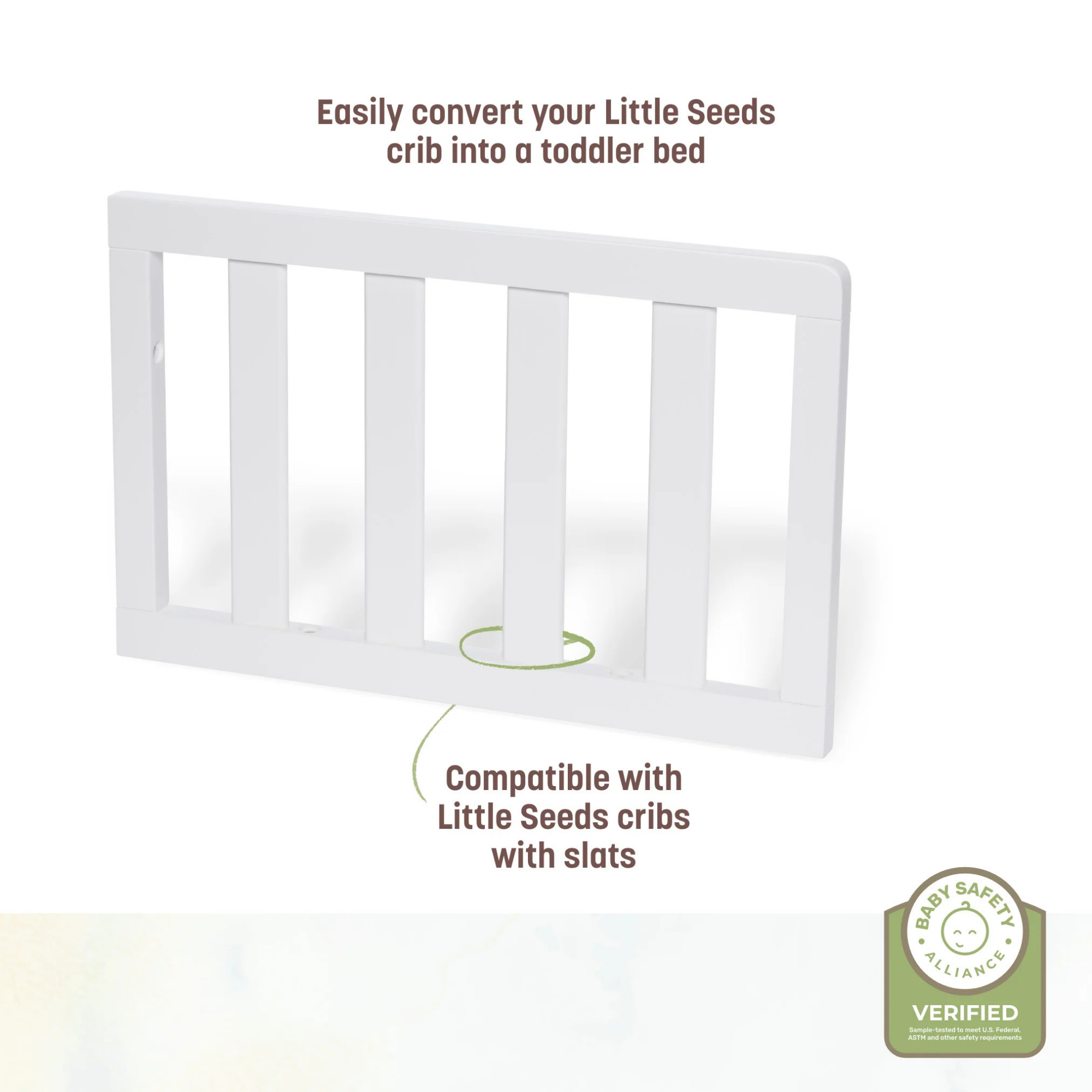 LITTLE SEEDS Laurel Toddler Bed Conversion Kit