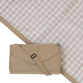 LITTLE UNICORN 5x5 Outdoor Blanket - Beige Buffalo Check