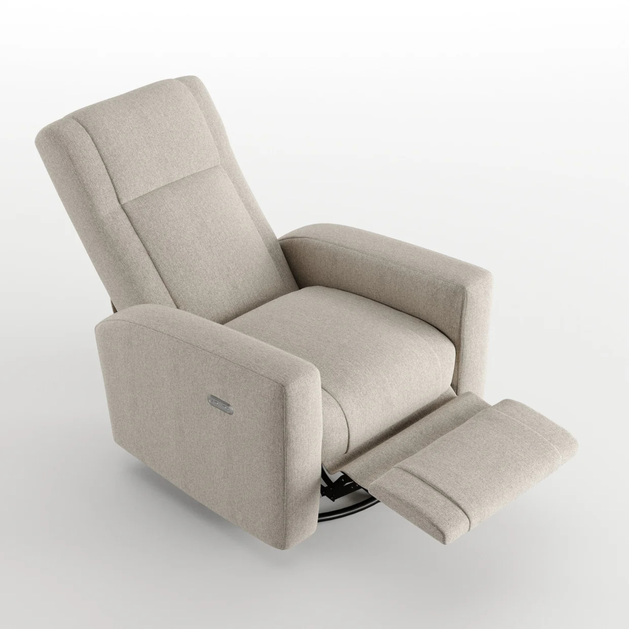 LI'L ANGELS Dream Swivel Power Glider Recliner - Sand