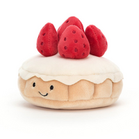 Thumbnail for JELLYCAT Pretty Patisserie - Tarte aux Fraises