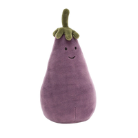 Thumbnail for JELLYCAT Vivacious Vegetables - Eggplant Small