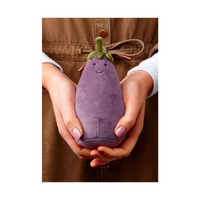 Thumbnail for JELLYCAT Vivacious Vegetables - Eggplant Small