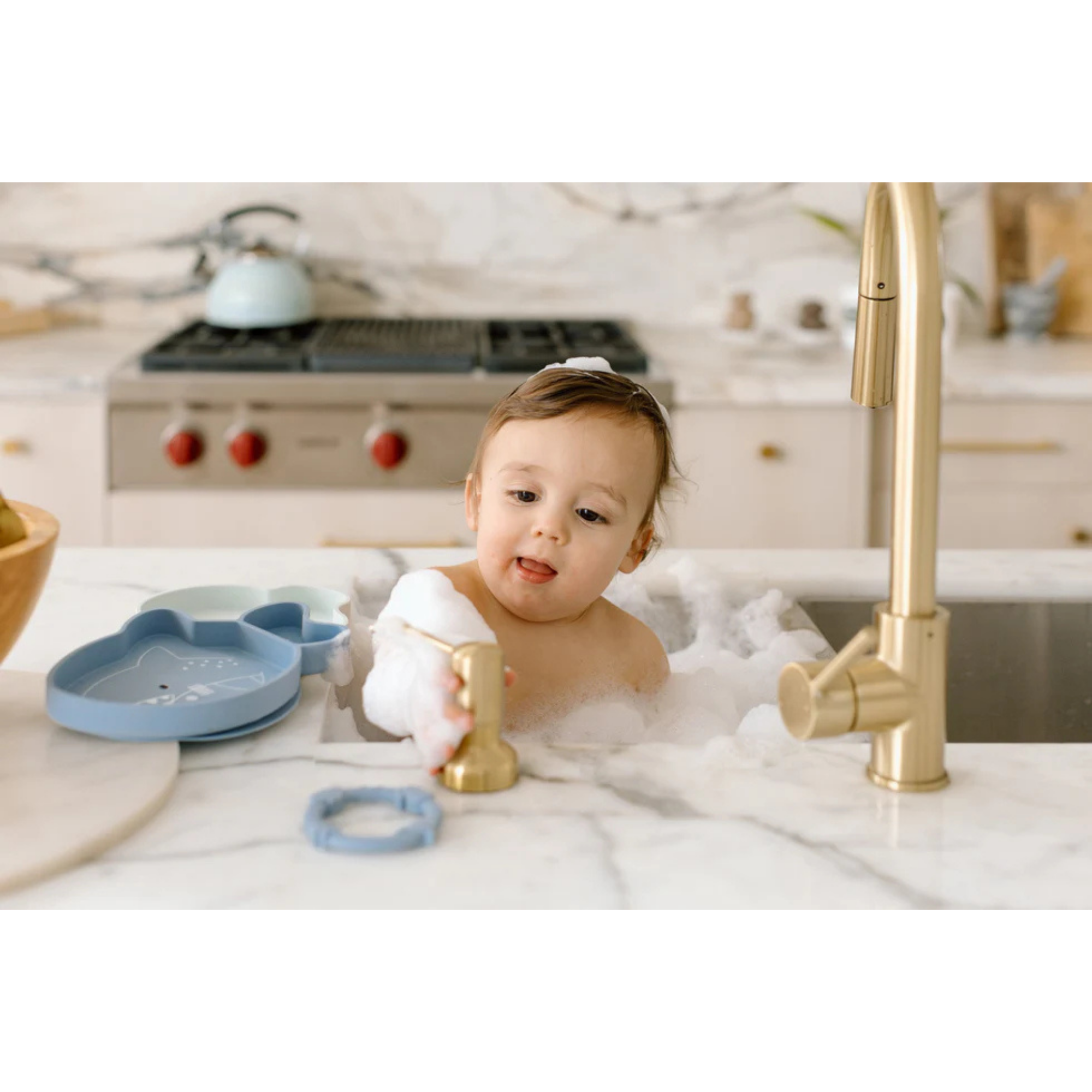 Assiette à goûter en silicone LOULOU LOLLIPOP
