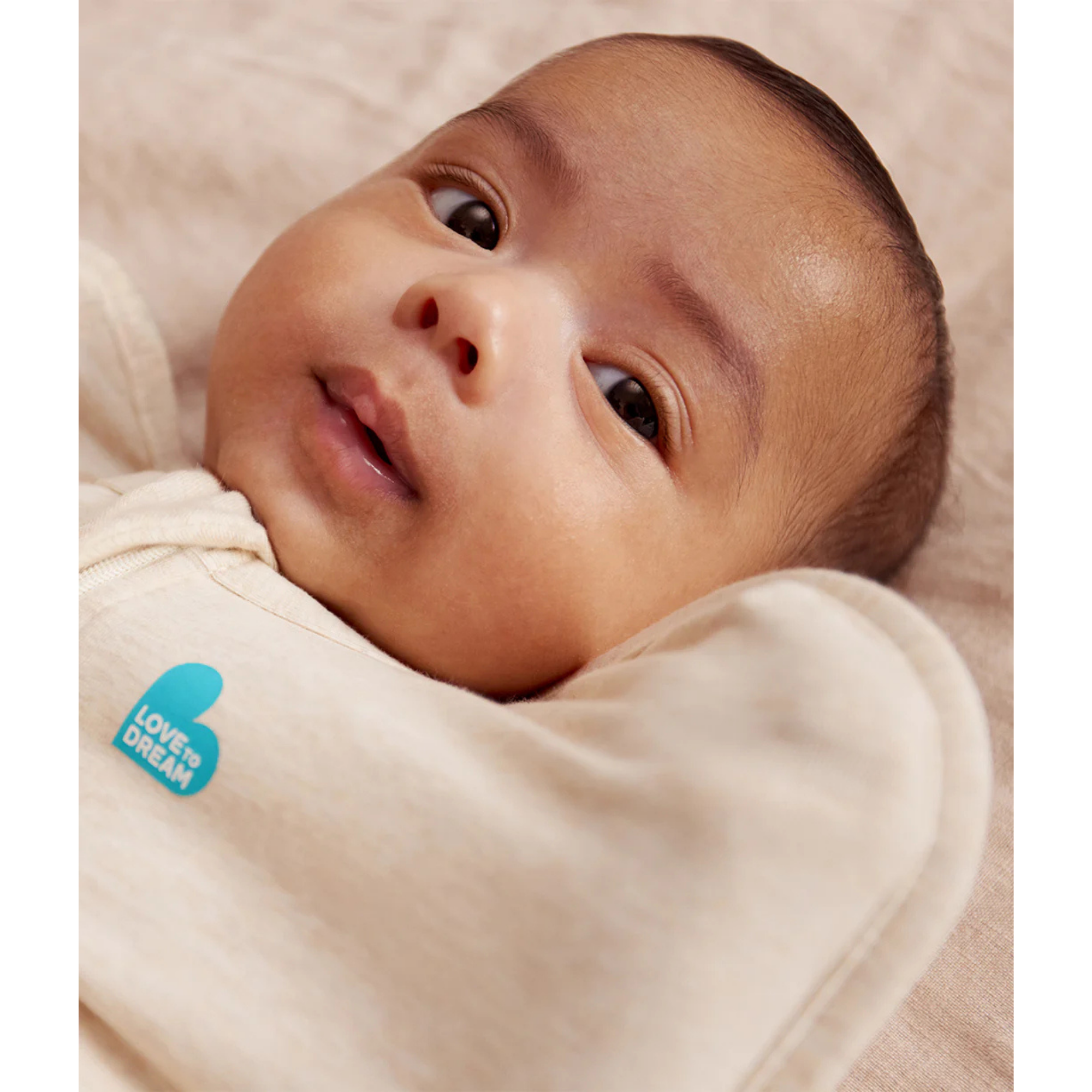LOVE TO DREAM Swaddle Up Cotton Fleece 1.5Tog - Twigs Oatmeal
