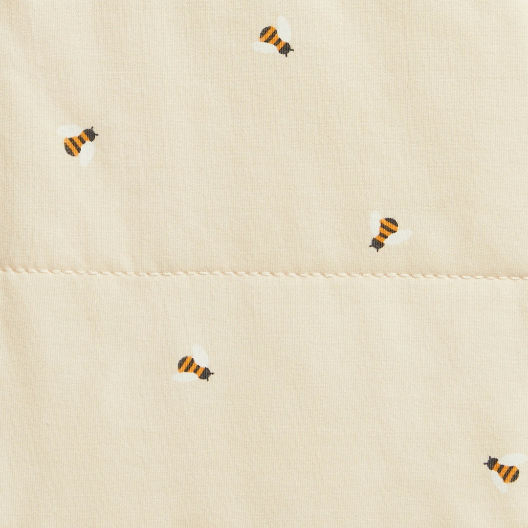 LOVE TO DREAM Swaddle Up Quilted Cotton 2.5Tog - Oatmeal Bees