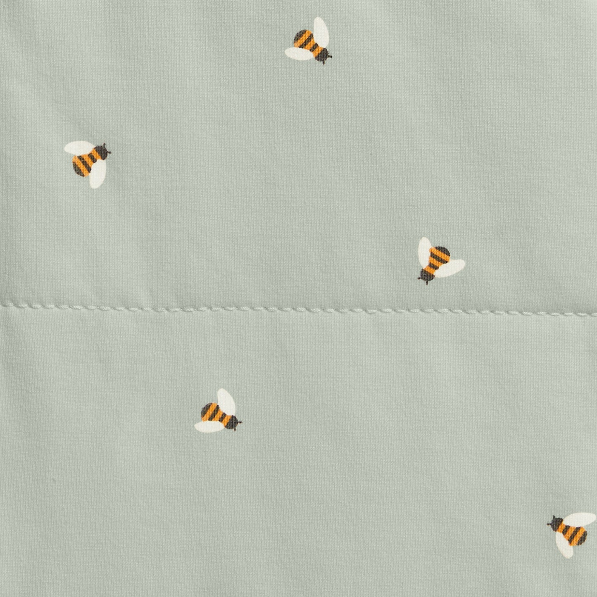 LOVE TO DREAM Swaddle Up Quilted Cotton 2.5Tog - Olive Bees