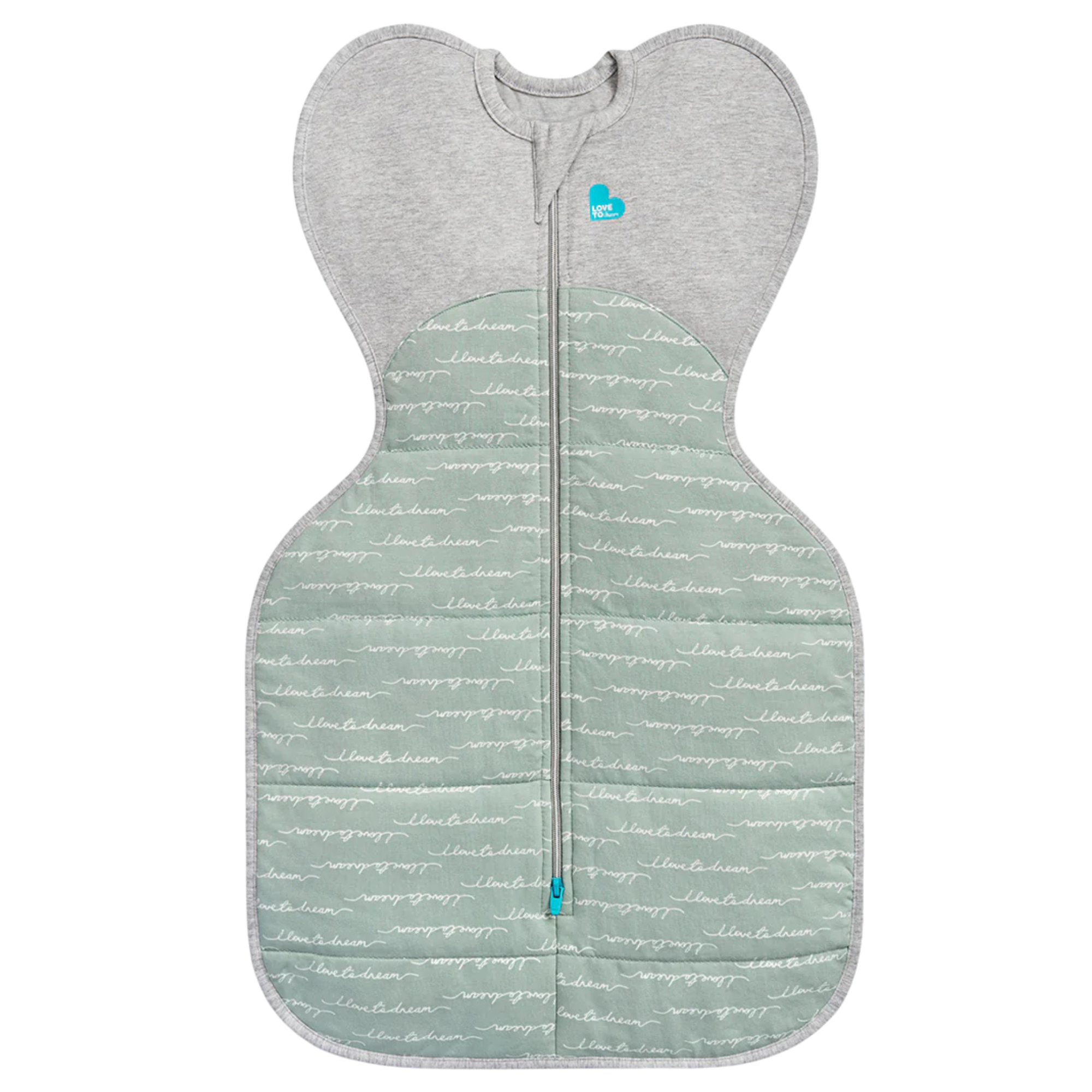 LOVE TO DREAM Swaddle Up Quilted Cotton 2.5Tog - Olive Dreamer