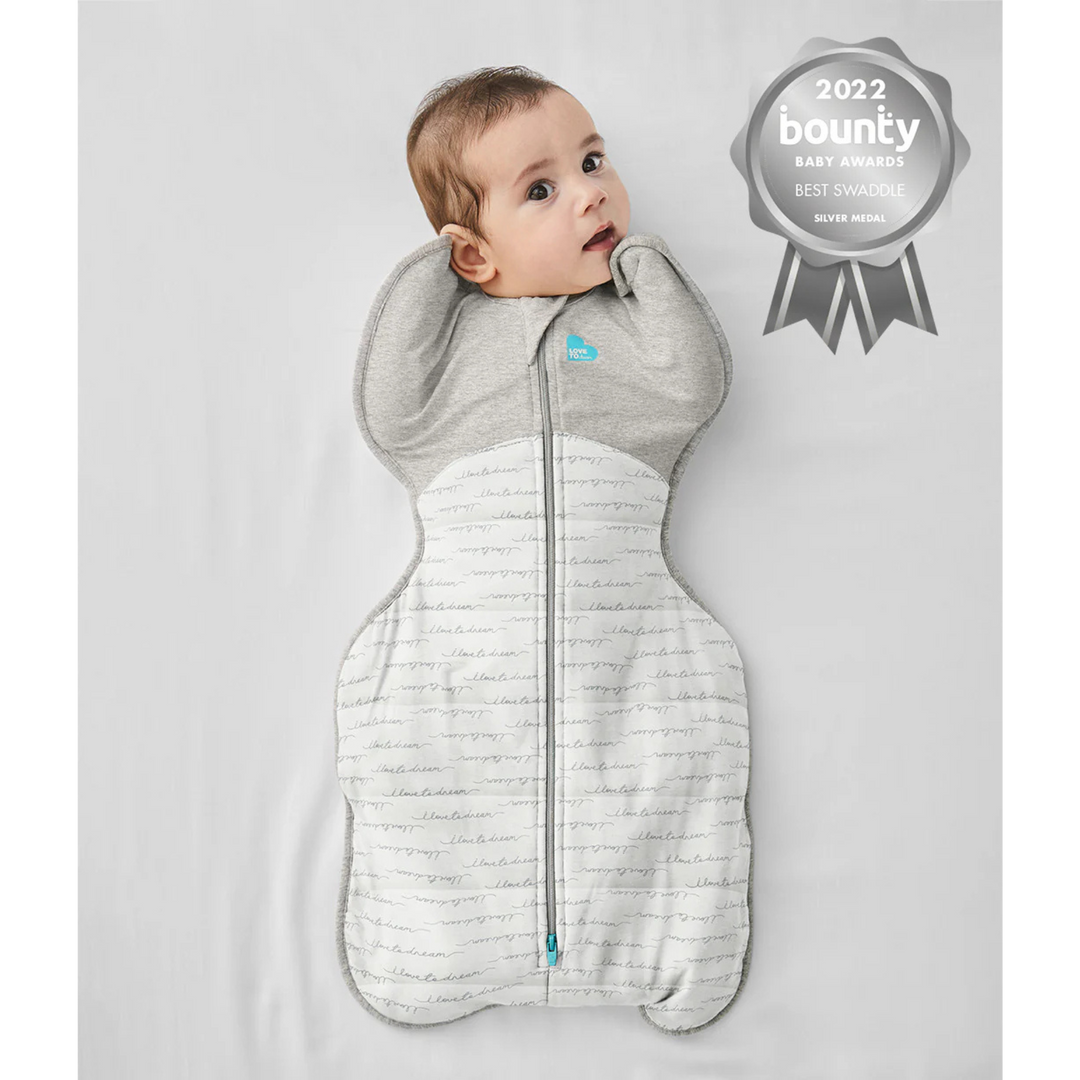 LOVE TO DREAM Swaddle Up Quilted Cotton 2.5Tog - White Dreamer