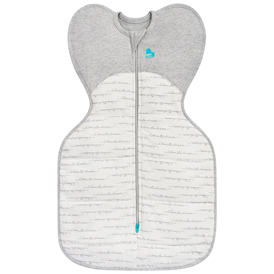 LOVE TO DREAM Swaddle Up Quilted Cotton 2.5Tog - White Dreamer