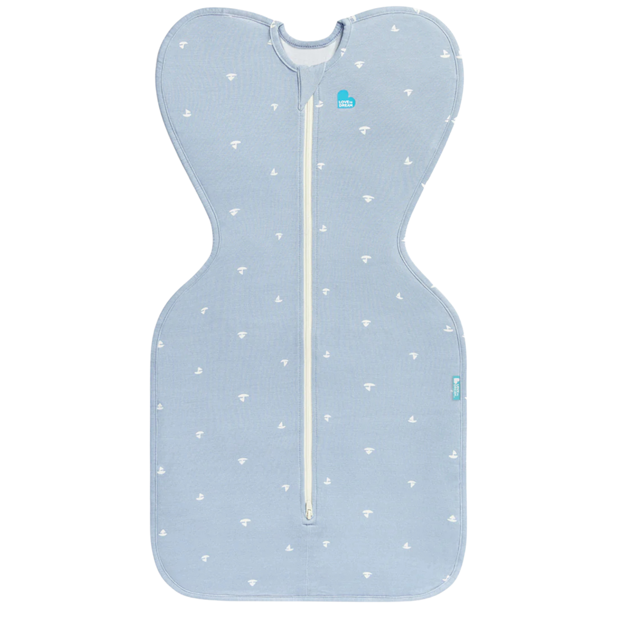 LOVE TO DREAM Swaddle Up Silky-Lux Bamboo 1T - Boats